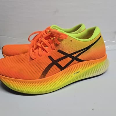 ASICS METASPEED Edge Women’s sz 8 Running Shoes Shocking Orange Black 1012B258