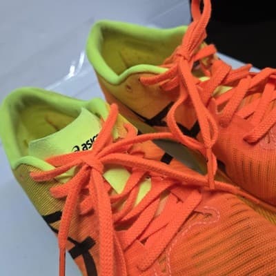 ASICS METASPEED Edge Women’s sz 8 Running Shoes Shocking Orange Black 1012B258 - Thumbnail 10
