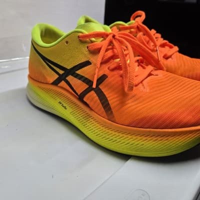 ASICS METASPEED Edge Women’s sz 8 Running Shoes Shocking Orange Black 1012B258 - Thumbnail 11