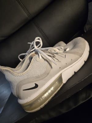 Nike Air Max Sequent Running Shoes White Women’s Size 10 - Thumbnail 3