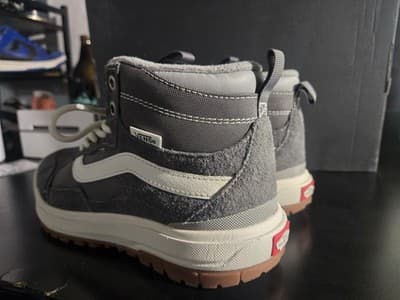 Men's 5.5 M VANS UltraRange EXO HI MTE 500383 Gray Shoes Sneakers OTW Primaloft - Thumbnail 4