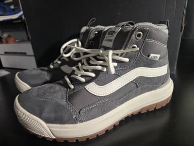 Men's 5.5 M VANS UltraRange EXO HI MTE 500383 Gray Shoes Sneakers OTW Primaloft