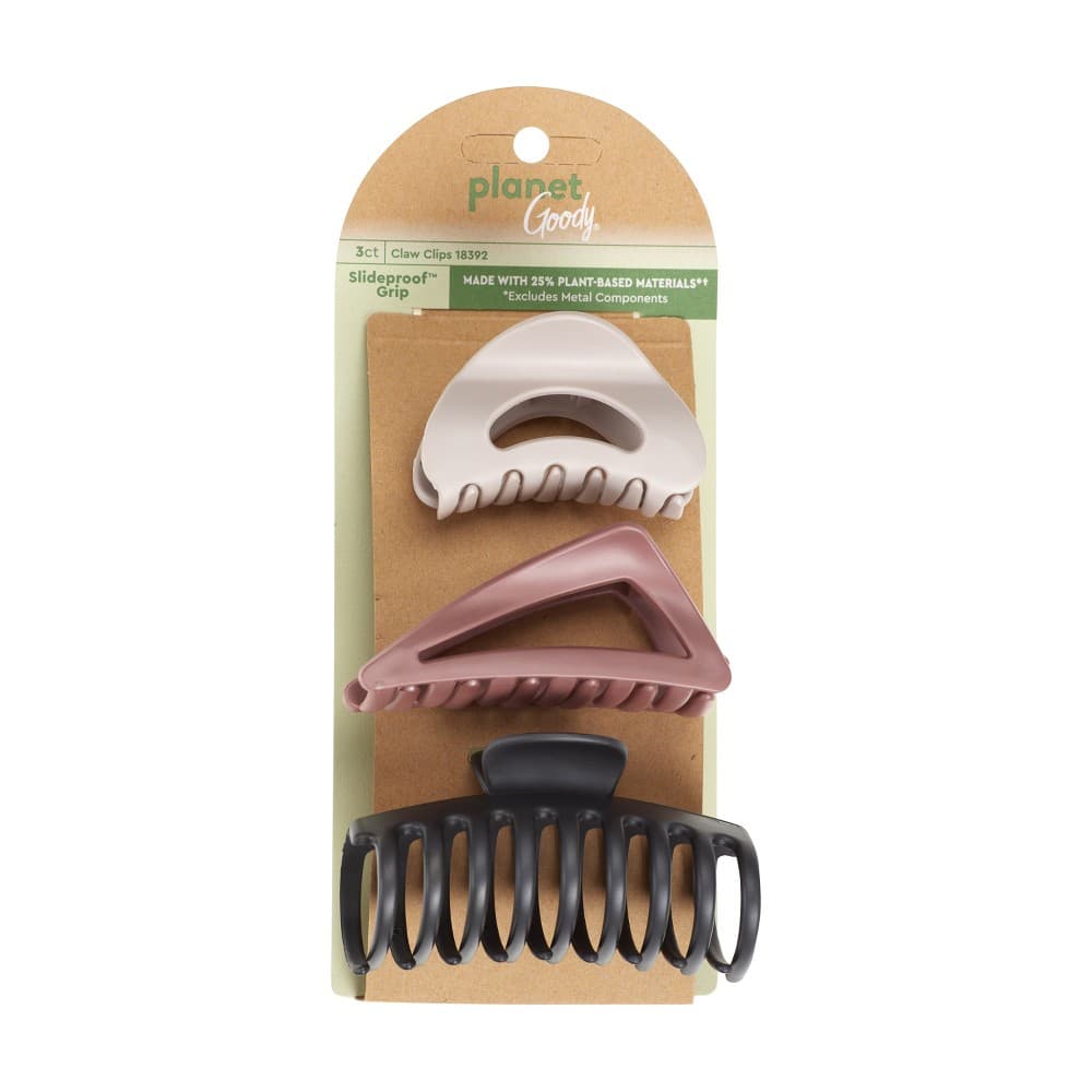 Planet Goody Claw Hair Clips - 3ct - Thumbnail 2