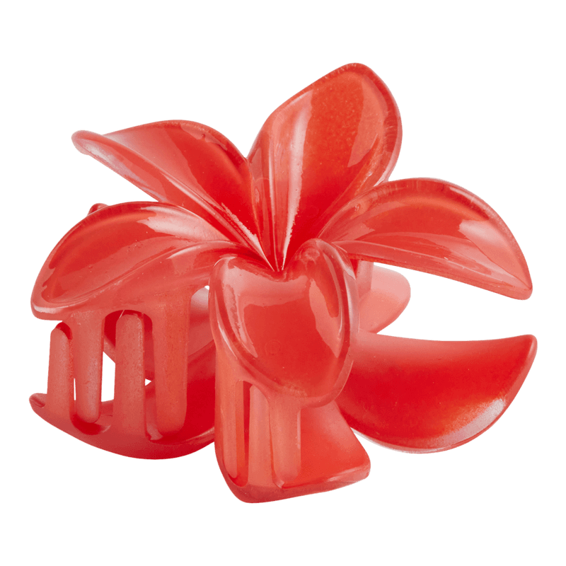 Acrylic Cutout Flower Claw Hair Clip - Universal Thread™ Red and green - Thumbnail 4