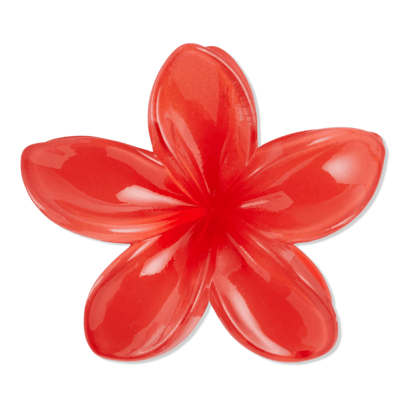 Acrylic Cutout Flower Claw Hair Clip - Universal Thread™ Red and green - Thumbnail 5