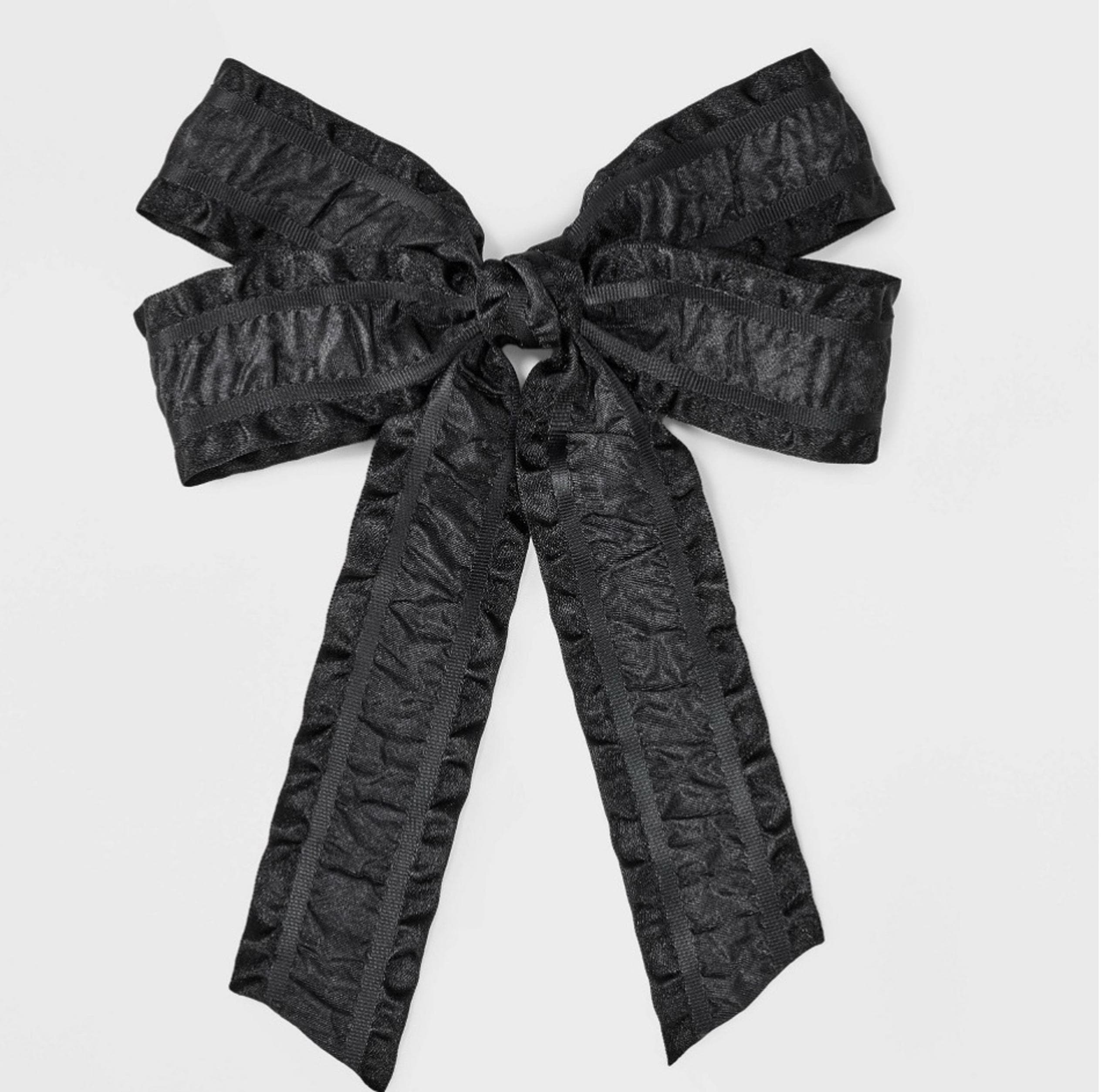 Textured Salon Hair Clip Bow - Wild Fable™ Black - Thumbnail 3