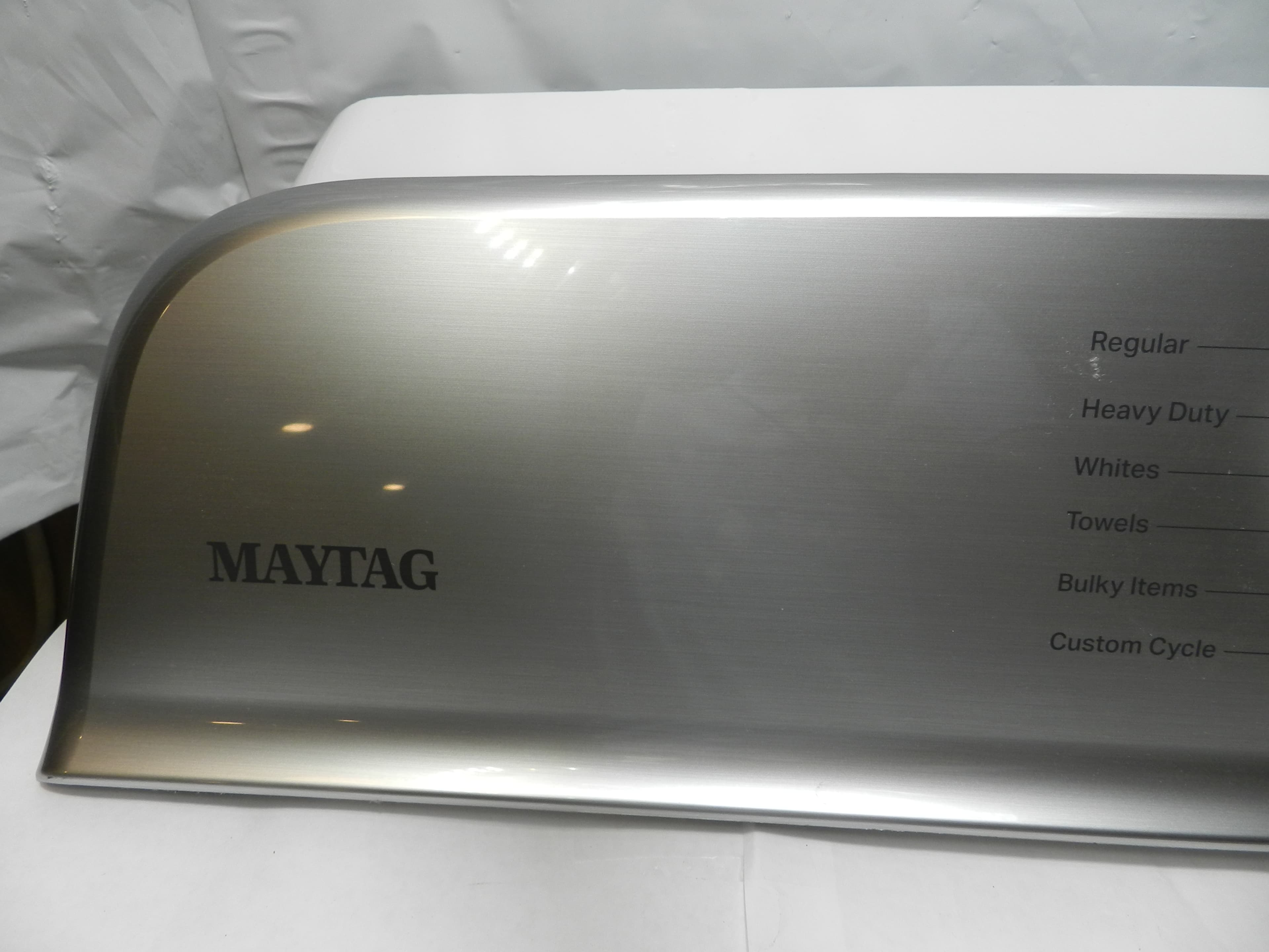 OEM Maytag Dryer Control Panel W11128046 W11127504 White  (N97K) - Thumbnail 6