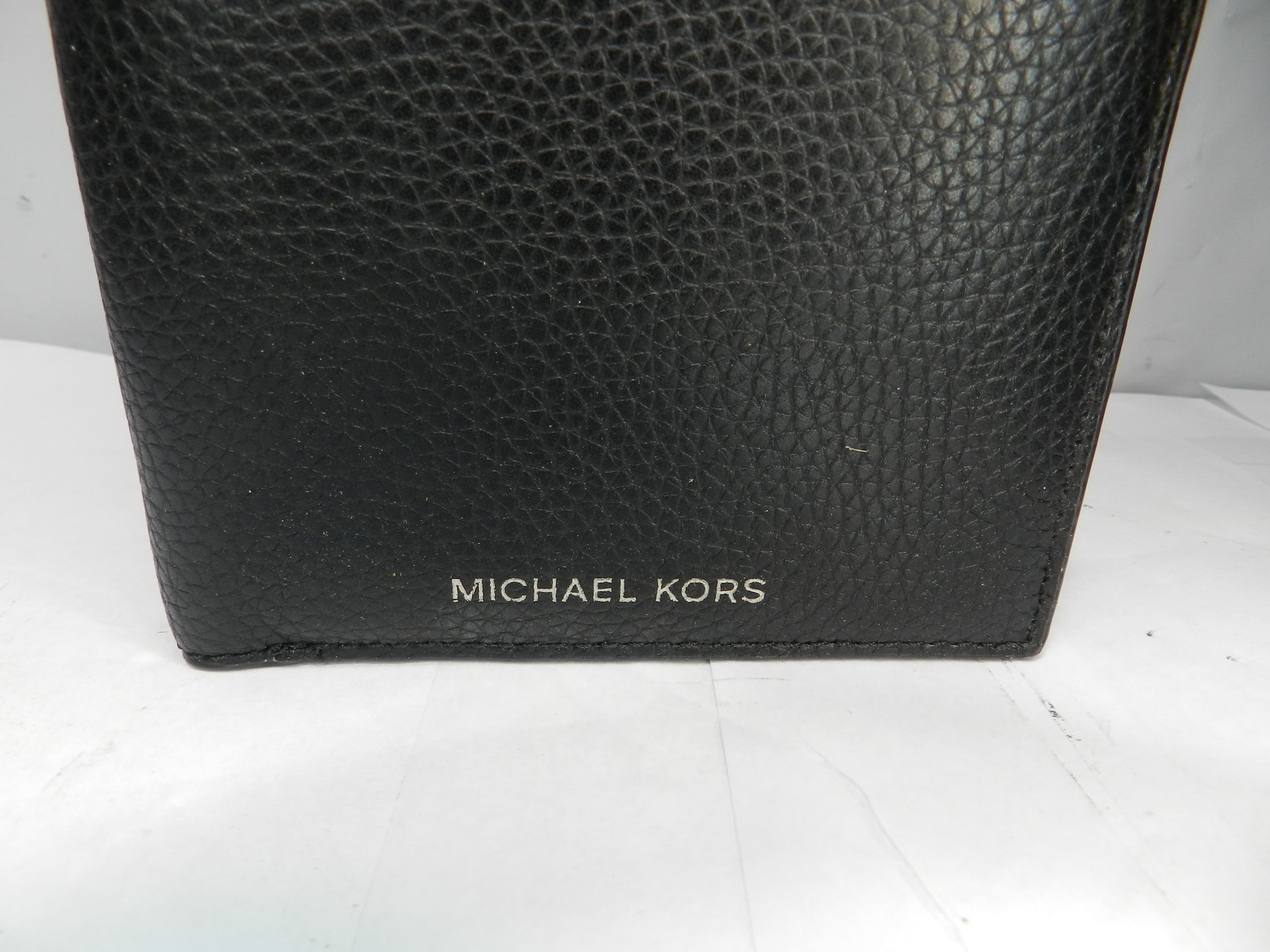 NWT Michael Kors Men's Brown Pebbled Leathered Bi-Fold Wallet  (N97K) - Thumbnail 6