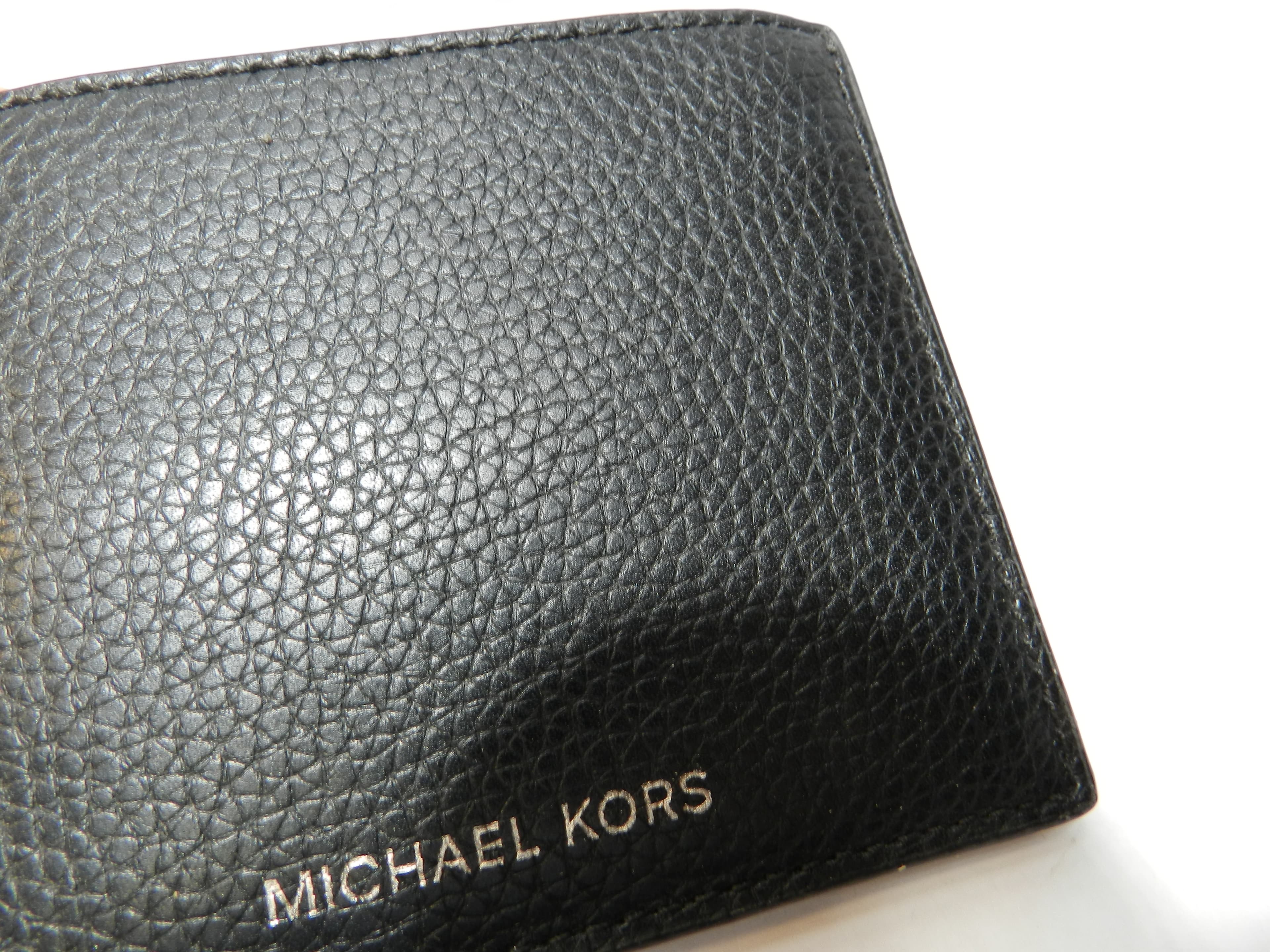 NWT Michael Kors Men's Brown Pebbled Leathered Bi-Fold Wallet  (N97K) - Thumbnail 7