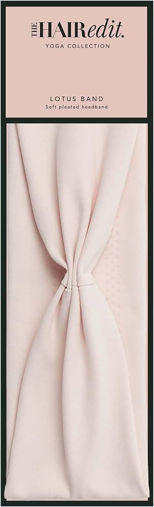 The Hair Edit Lotus Fabric Headband - Mauve - Thumbnail 4