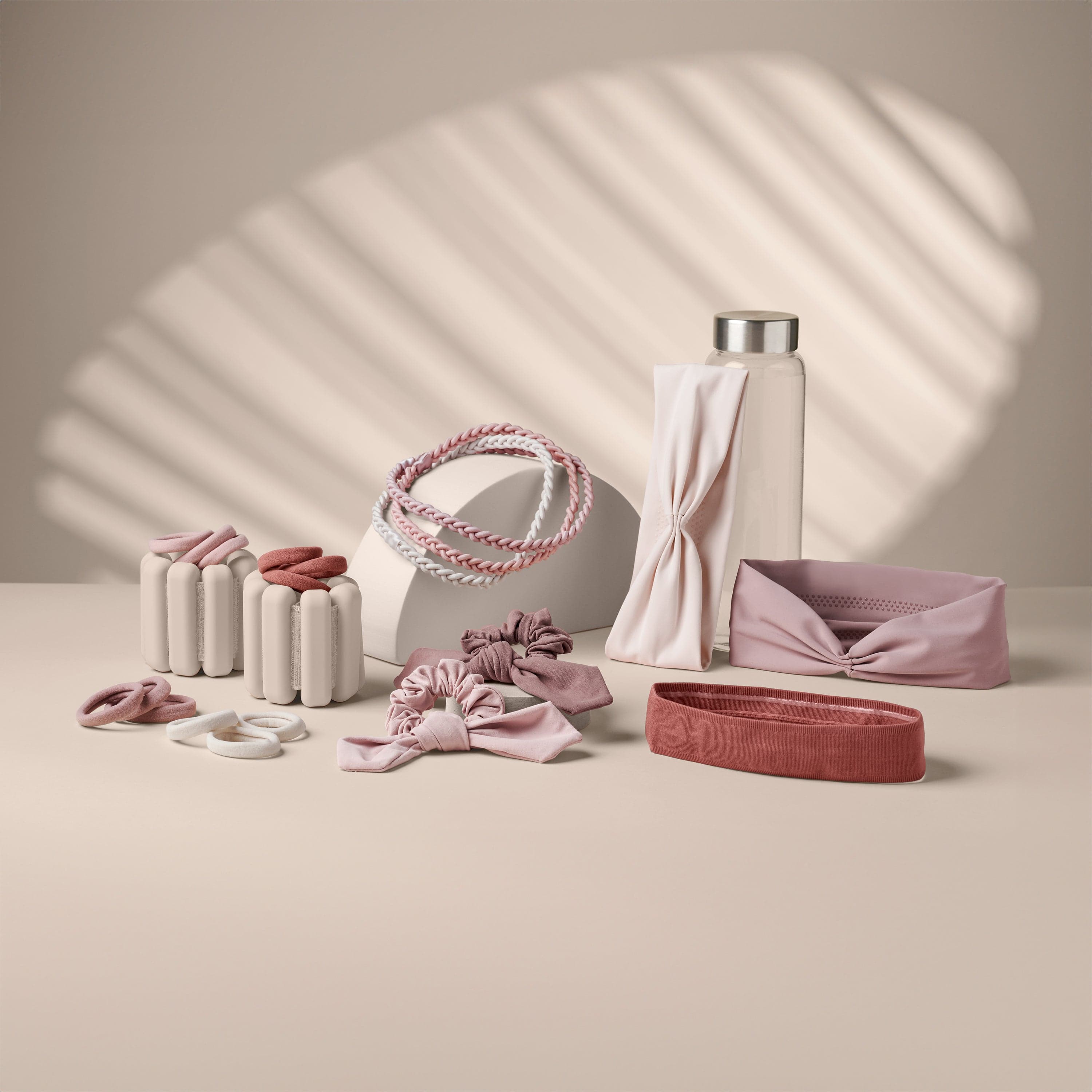 The Hair Edit Lotus Fabric Headband - Mauve - Thumbnail 7