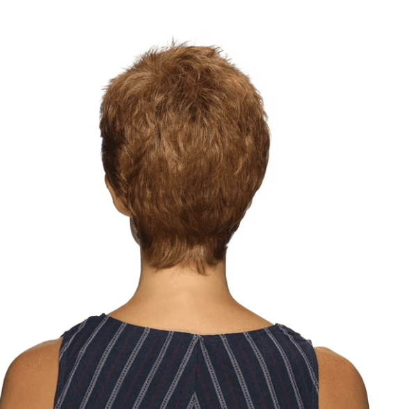 Estetica Petite Nancy Short Pixie w/Tapered Nape R44 50% Gray 50% Black Wig N98S - Thumbnail 5