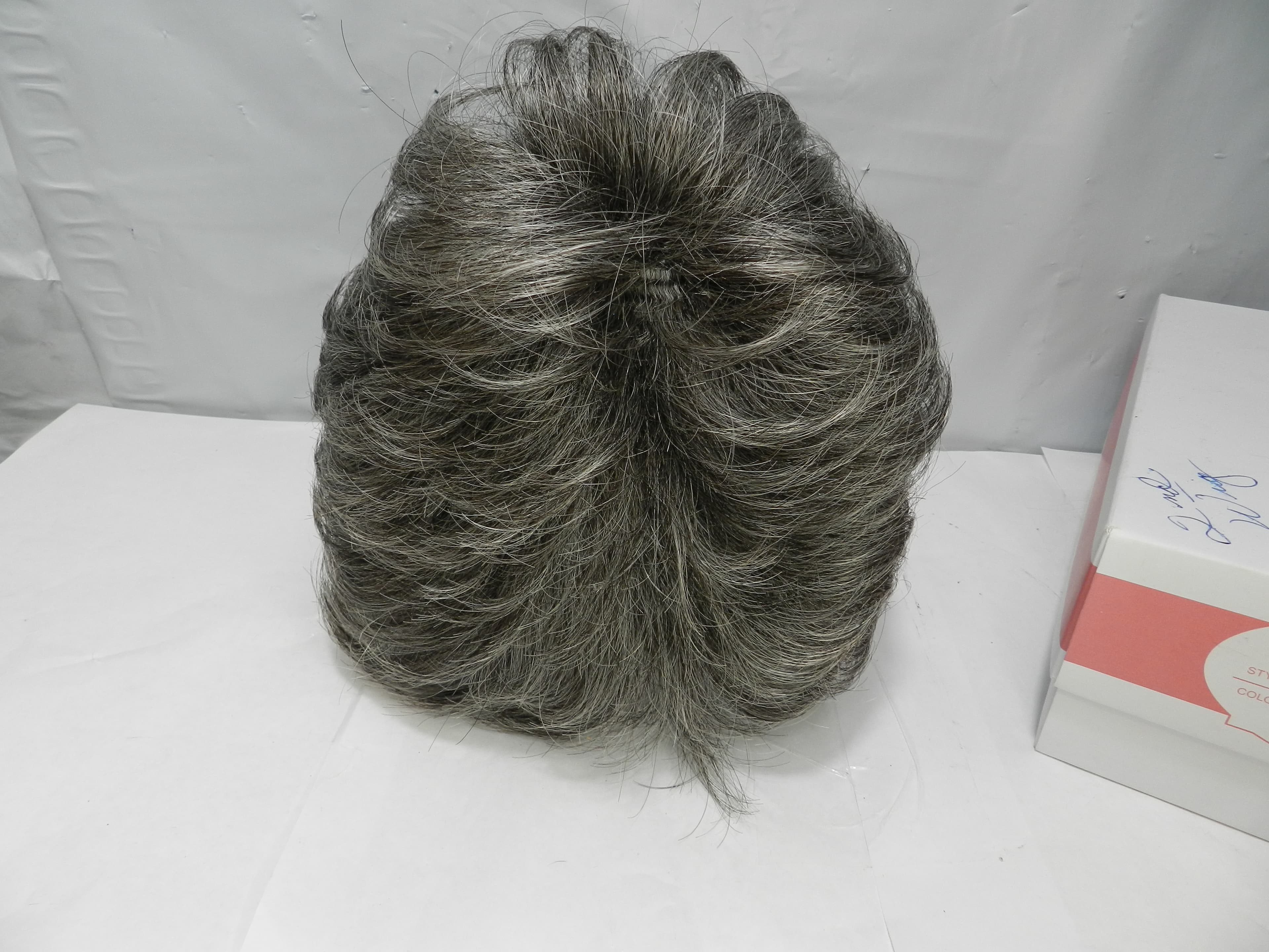 Estetica Petite Nancy Short Pixie w/Tapered Nape R44 50% Gray 50% Black Wig N98S - Thumbnail 2