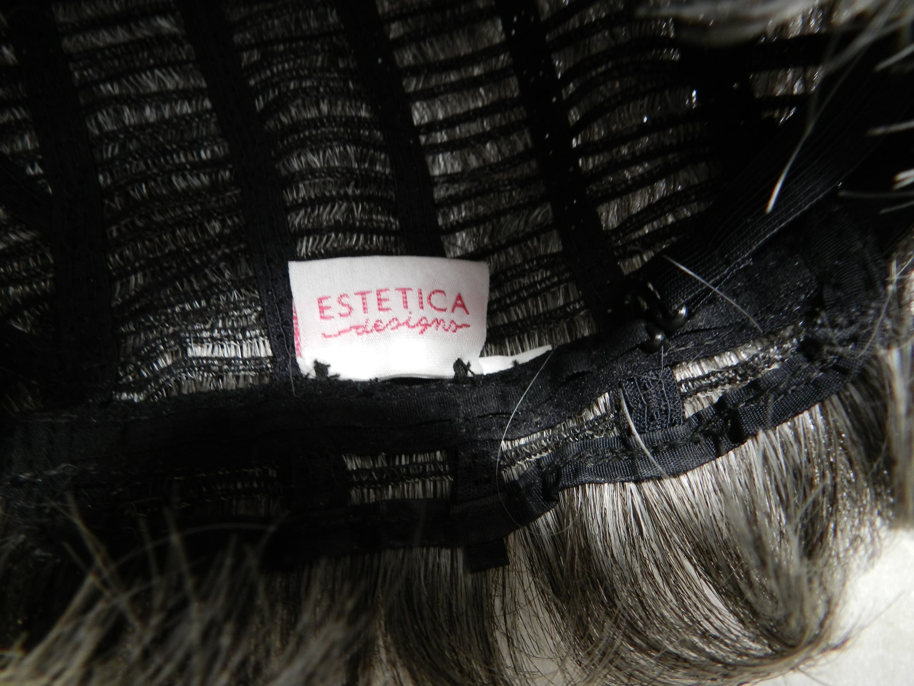 Estetica Petite Nancy Short Pixie w/Tapered Nape R44 50% Gray 50% Black Wig N98S - Thumbnail 9