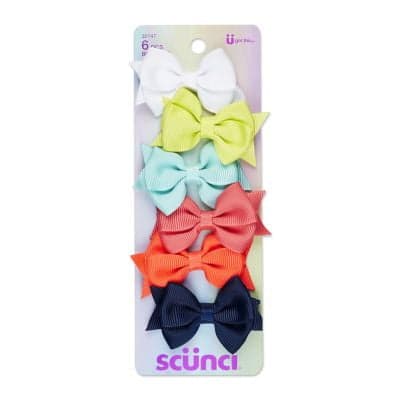 Toddler Asst Bow Hair Clips - Thumbnail 2