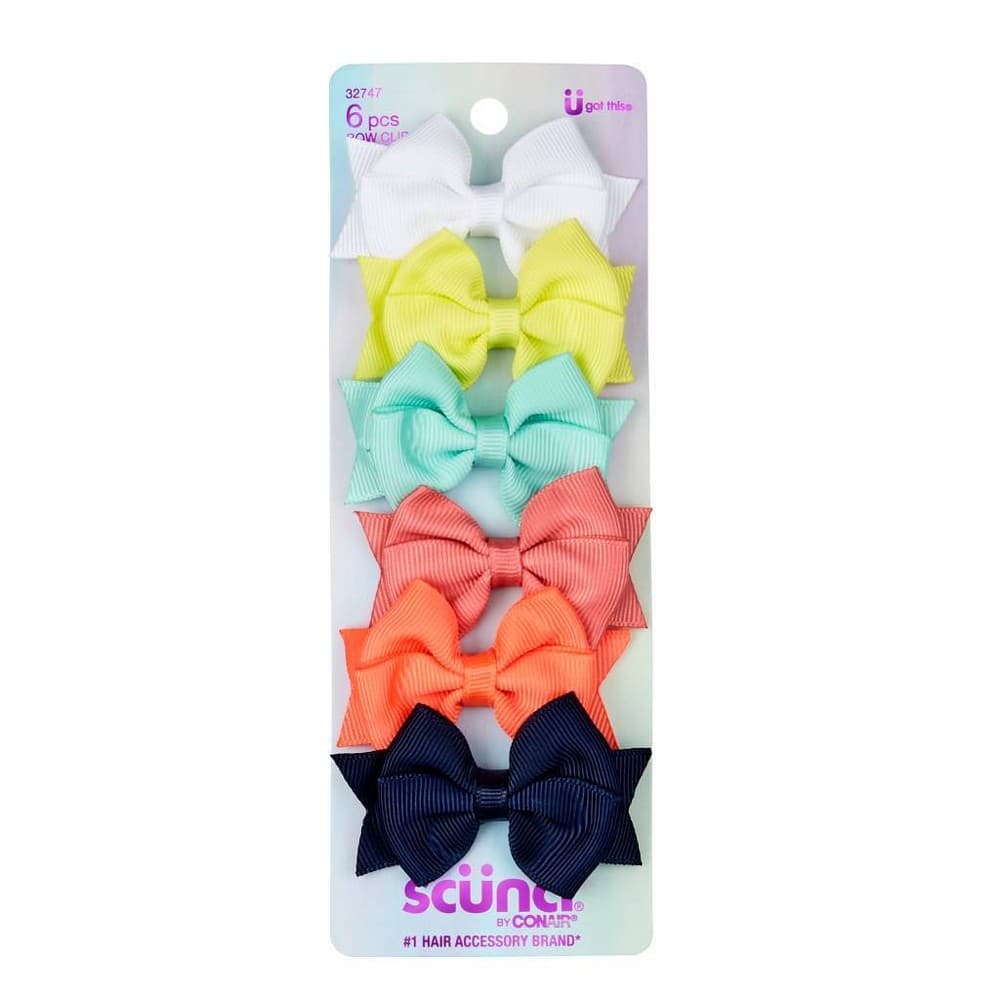Toddler Asst Bow Hair Clips - Thumbnail 3
