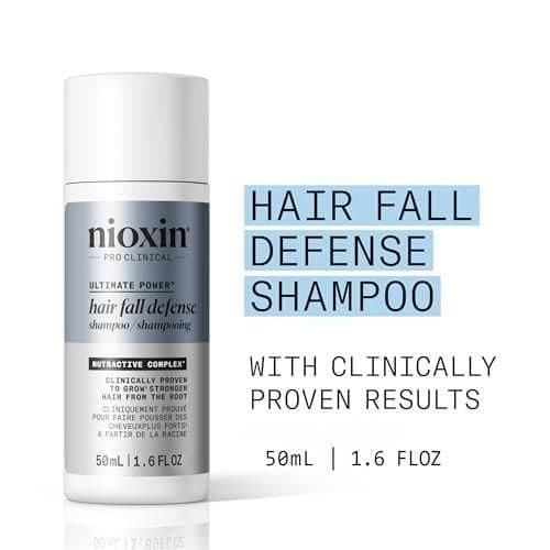 💙 NIOXIN Hair Fall Defense Ultimate Power Shampoo • Travel Size New 💙 - Thumbnail 2