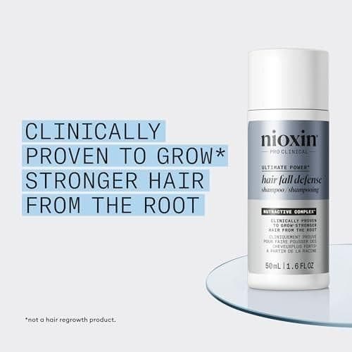 💙 NIOXIN Hair Fall Defense Ultimate Power Shampoo • Travel Size New 💙 - Thumbnail 3