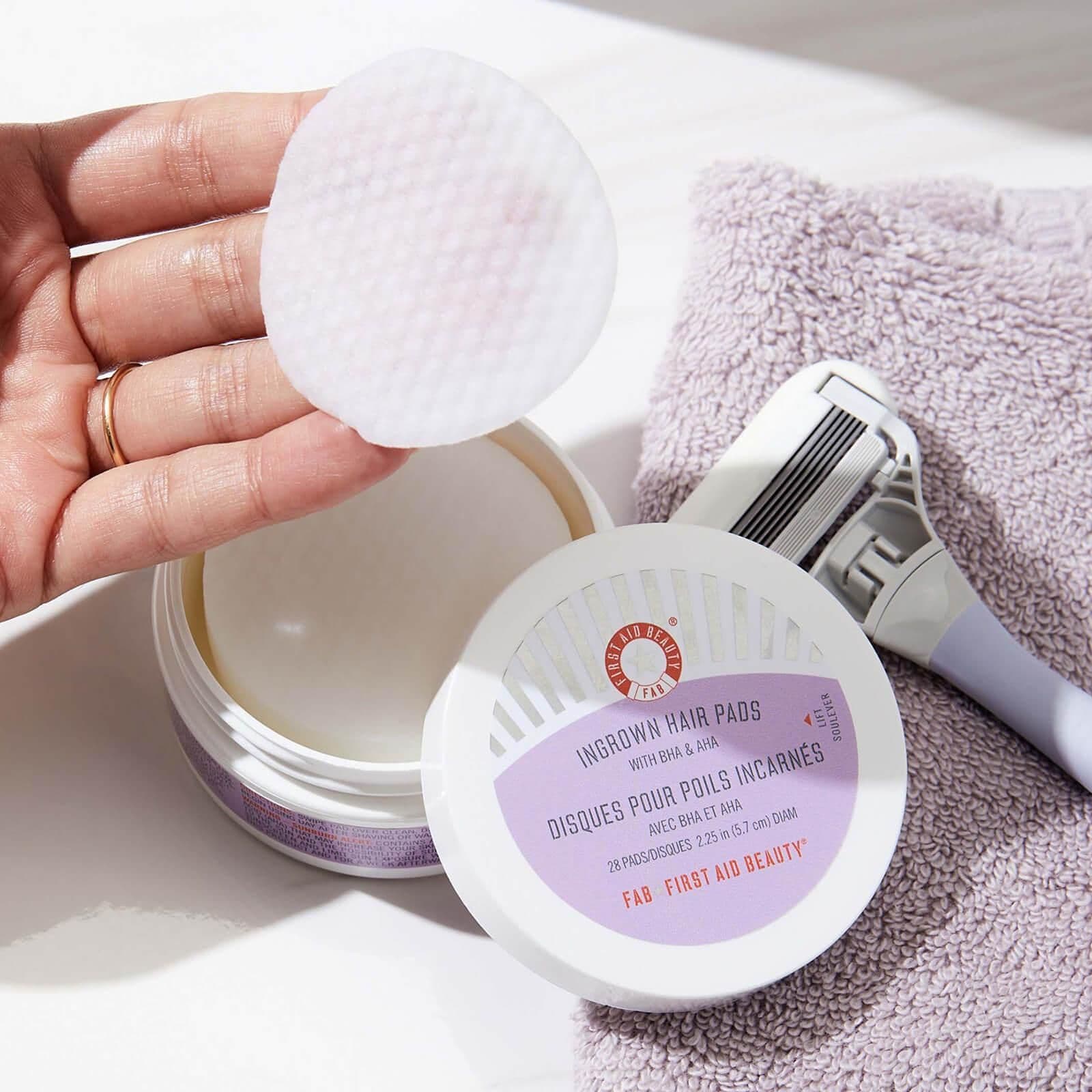 🧴 FIRST AID BEAUTY Ingrown Hair Pads • Full Size New 🧴 - Thumbnail 8