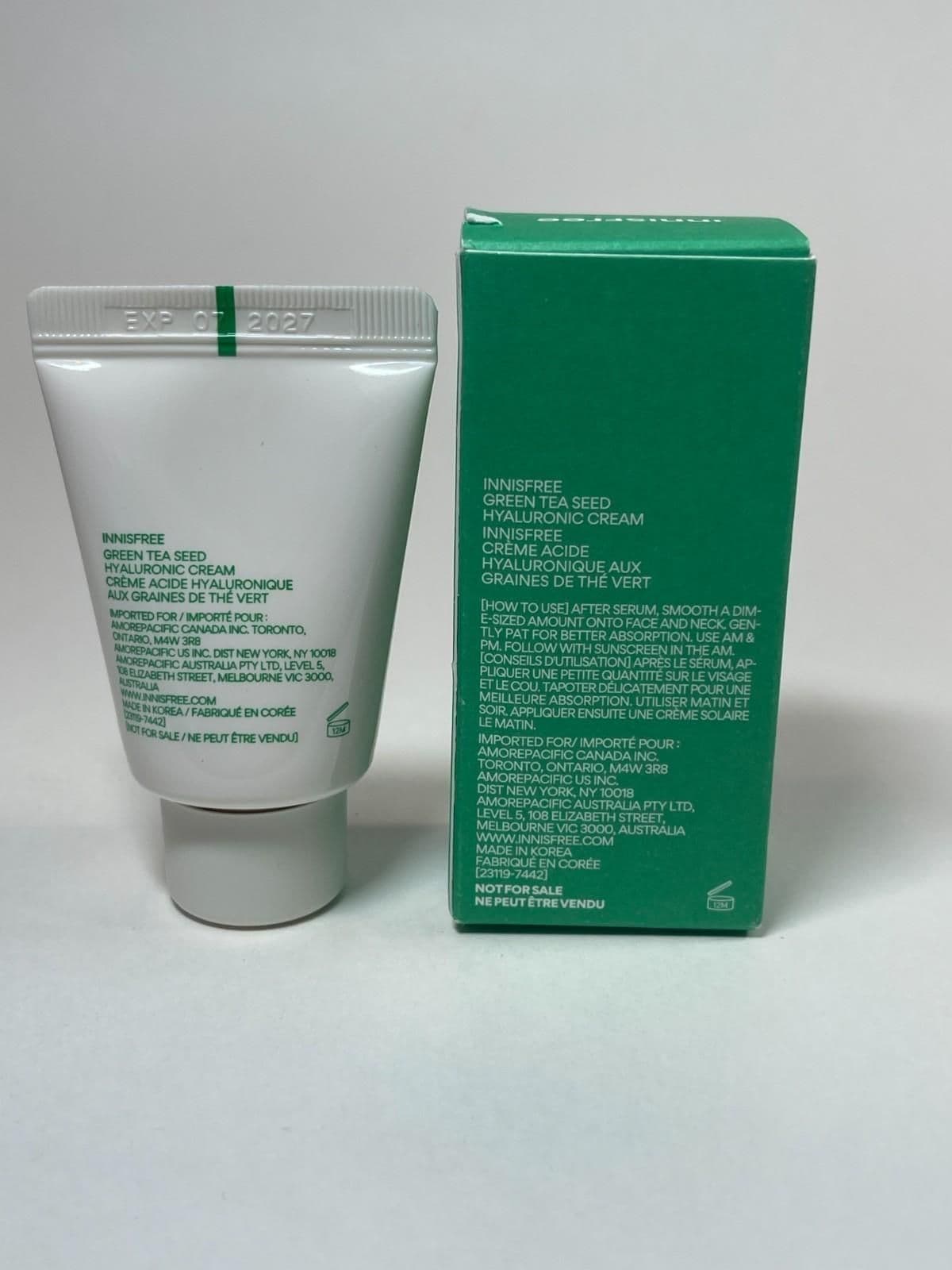 🌿 INNISFREE Green Tea Seed Hyaluronic Cream • Mini NIB 🌿 - Thumbnail 3