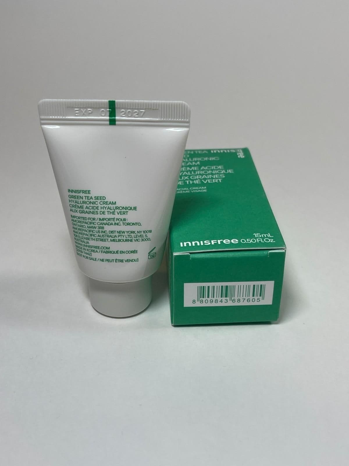 🌿 INNISFREE Green Tea Seed Hyaluronic Cream • Mini NIB 🌿 - Thumbnail 5