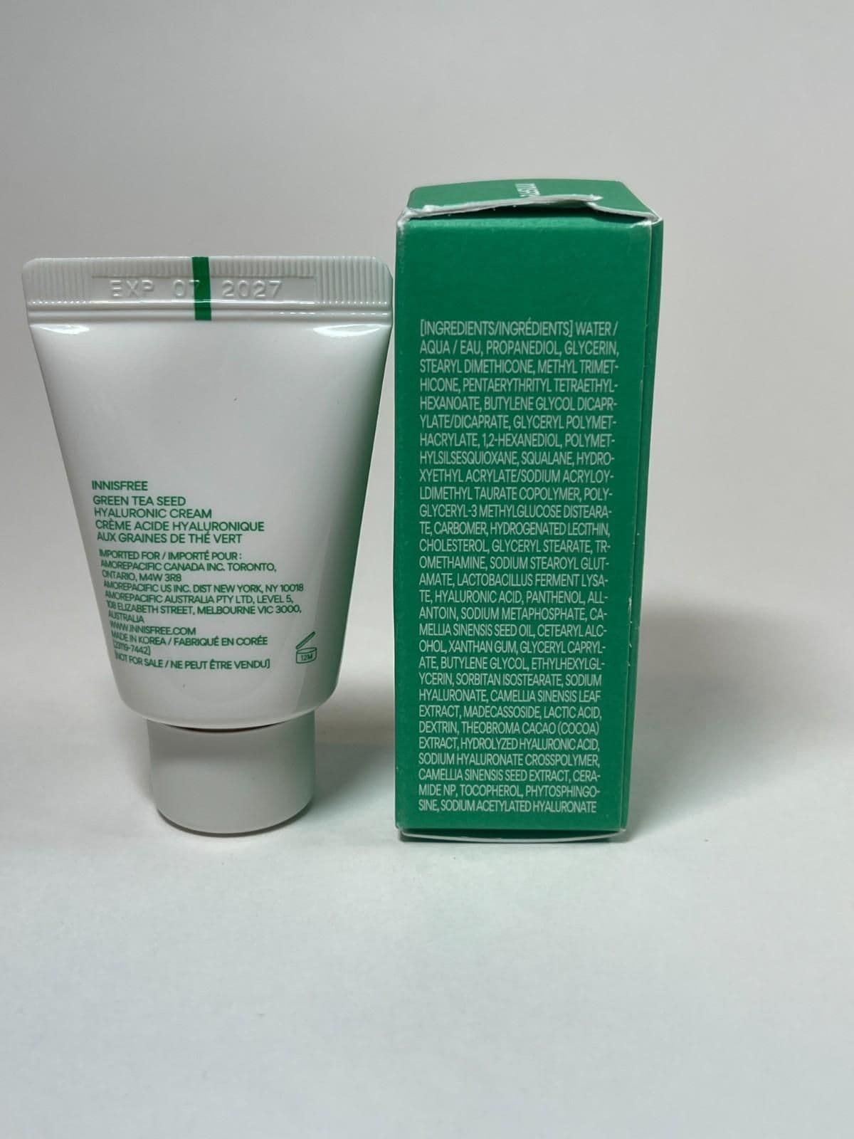 🌿 INNISFREE Green Tea Seed Hyaluronic Cream • Mini NIB 🌿 - Thumbnail 4