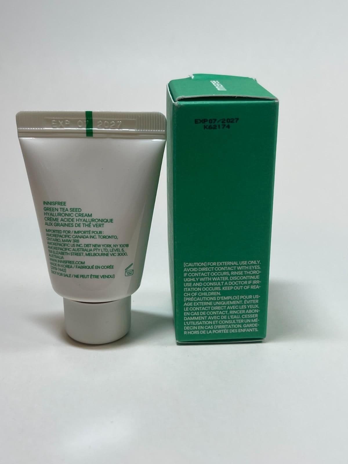 🌿 INNISFREE Green Tea Seed Hyaluronic Cream • Mini NIB 🌿 - Thumbnail 2