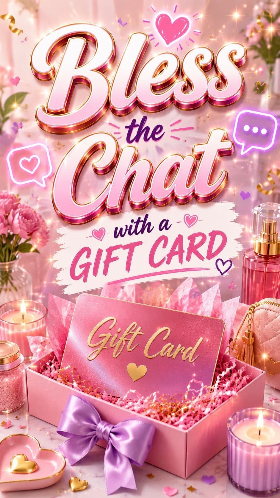 Bless The Chat With A Gift Card 💲💕