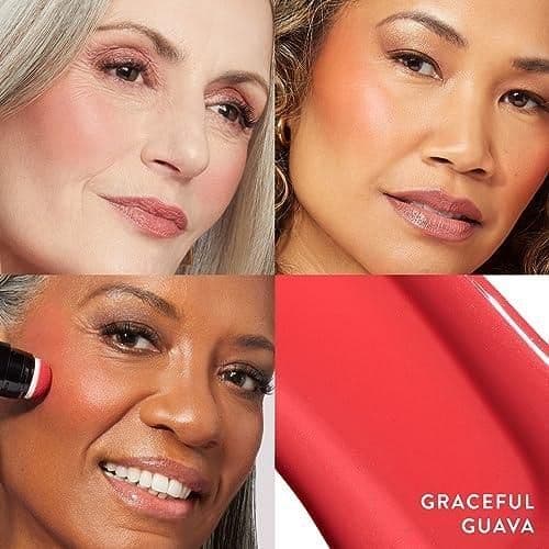 Laura Geller Serum Blush Cheek Tint — Graceful Guava 0.34 Fl Oz - Thumbnail 2