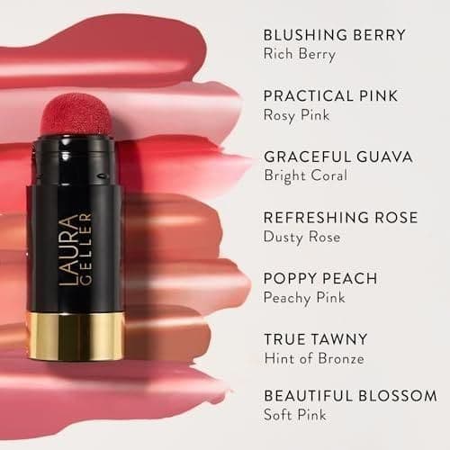 Laura Geller Serum Blush Cheek Tint — Graceful Guava 0.34 Fl Oz - Thumbnail 7