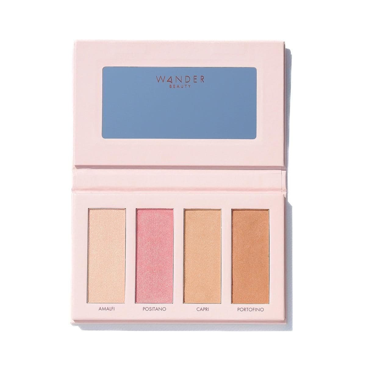 Wander Beauty Riviera Blush and Bronzer Palette 4 Shades of Blush & Bronzer 0.25 Oz