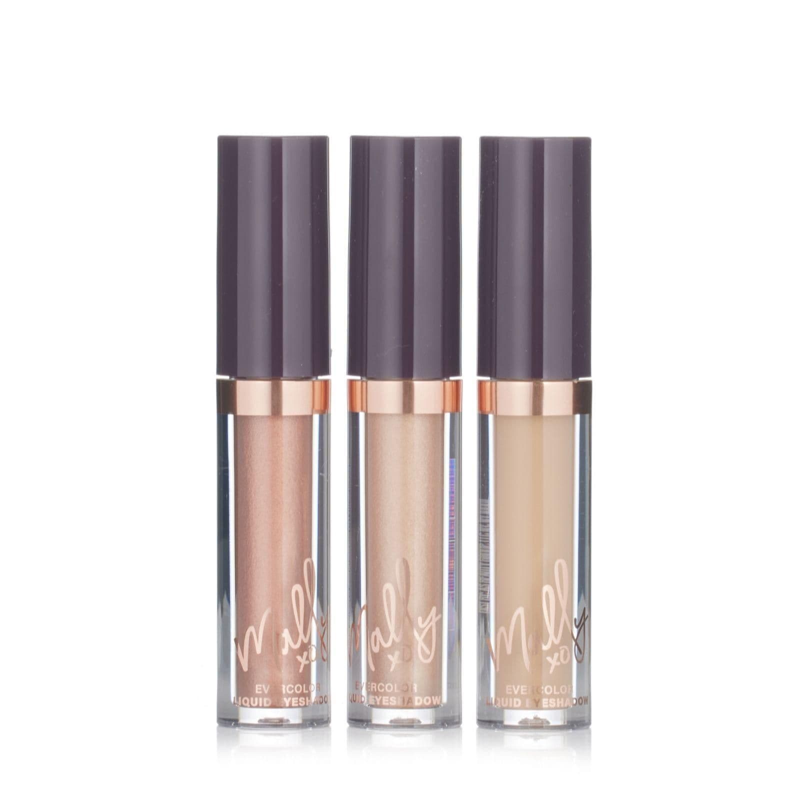 Mally Evercolor Liquid Eyeshadow Trio in Almond Matte, Cake Pop Shimmer & Champagne Shimmer (neutral trio)