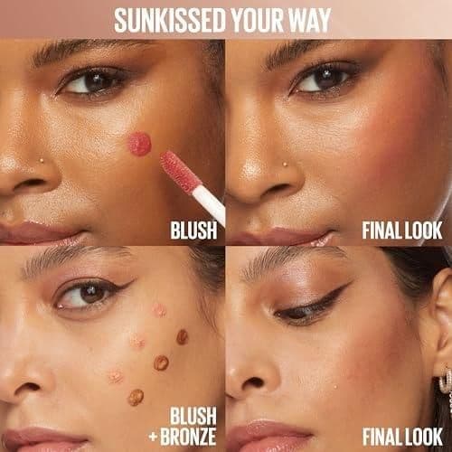 Maybelline Sunkisser Multi-Use Liquid Blush + Bronzer 4.7ml. Shade 02 UPTOWN GLOW - Thumbnail 5