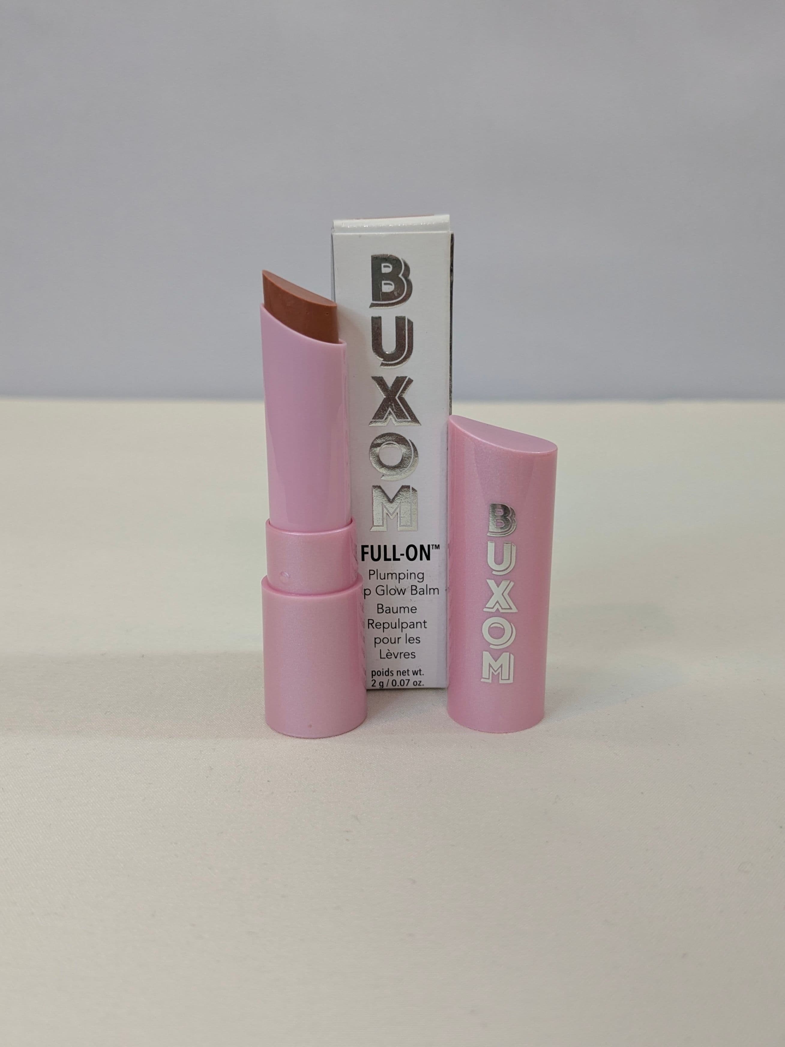 Buxom Full-On Lip Glow Balm in Peach Smoothie (warm peach nude) — Full Size