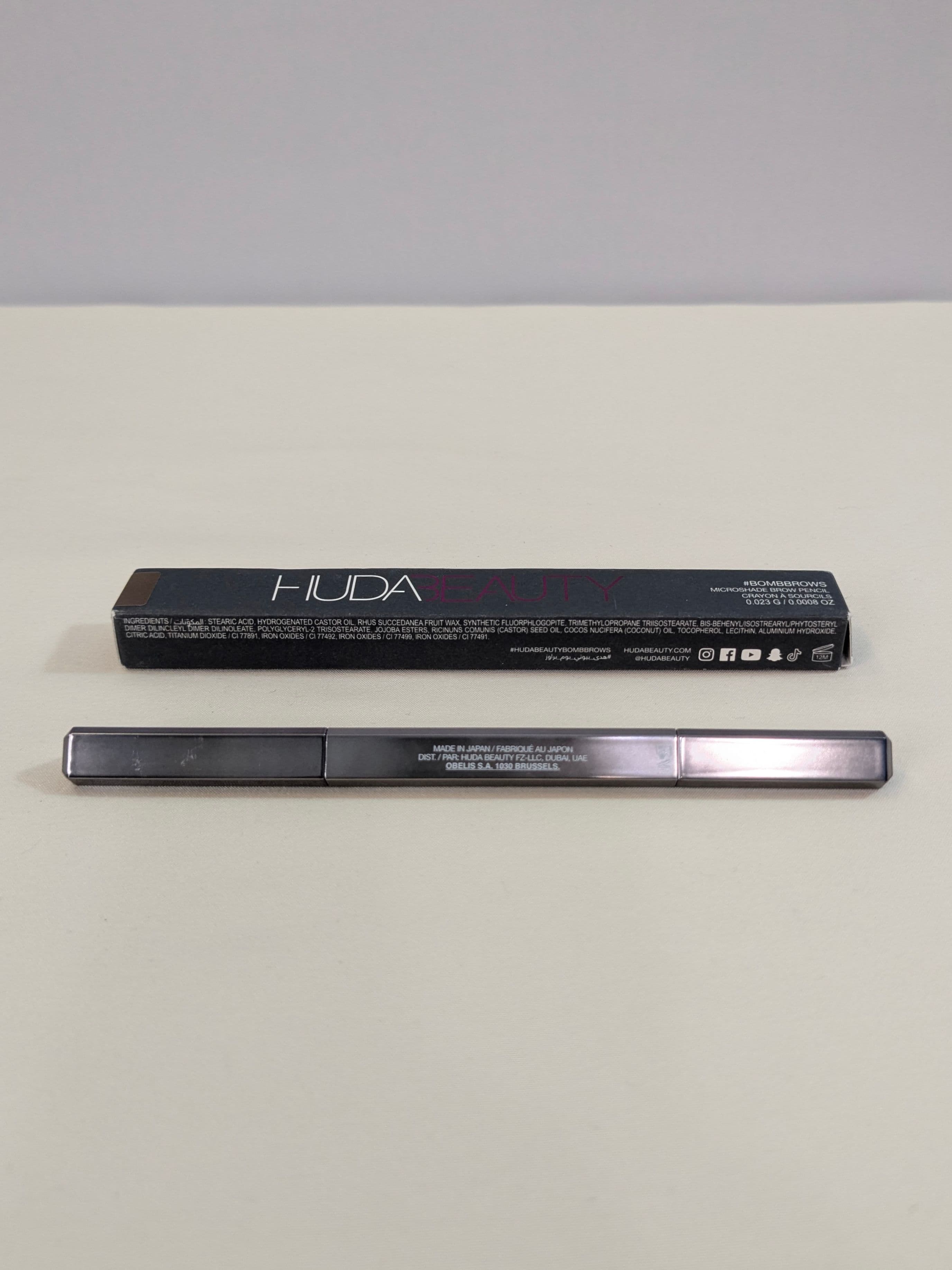 HUDA BEAUTY #BombBrows Microshade Brow Pencil — 4 Light Brown - Thumbnail 3