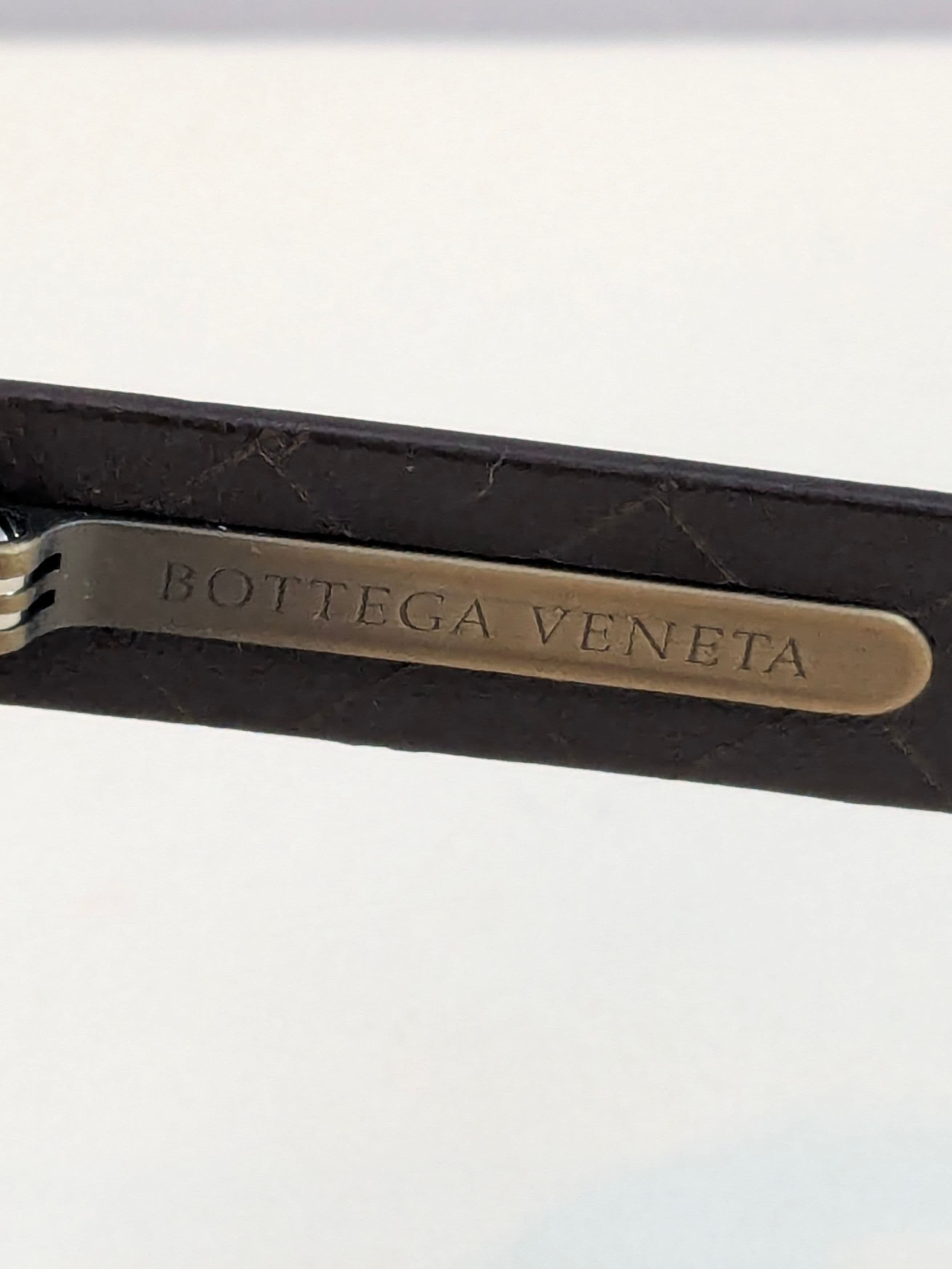 Bottega Veneta Burgundy Cat-Eye Butterfly Sunglasses with Brown Gradient Lenses and Intrecciato Temples - Thumbnail 6