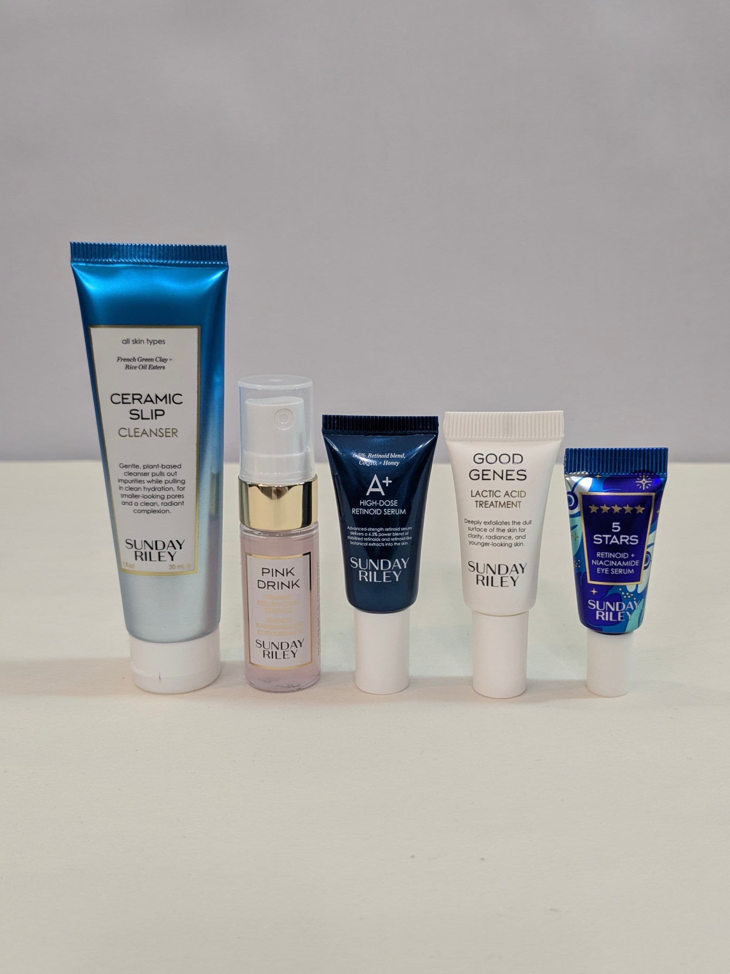 Sunday Riley Mini Skincare Set with Vitamin C, Retinoid + Lactic Acid Treatments (+More) - Thumbnail 2