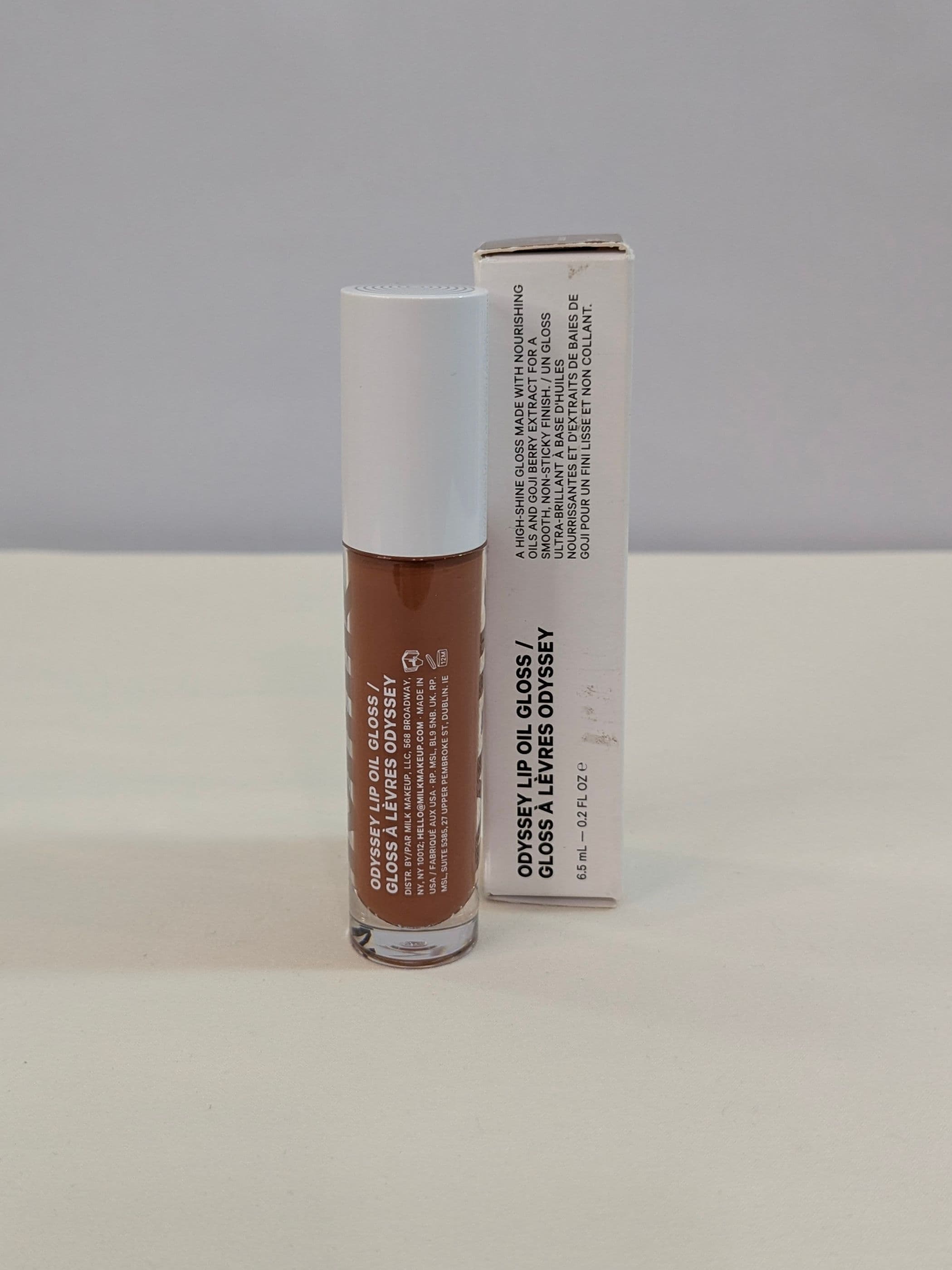 Milk Makeup Odyssey Lip Oil Gloss with Goji Berry Extract + Hyaluronic Shine — Day Trip - Thumbnail 2