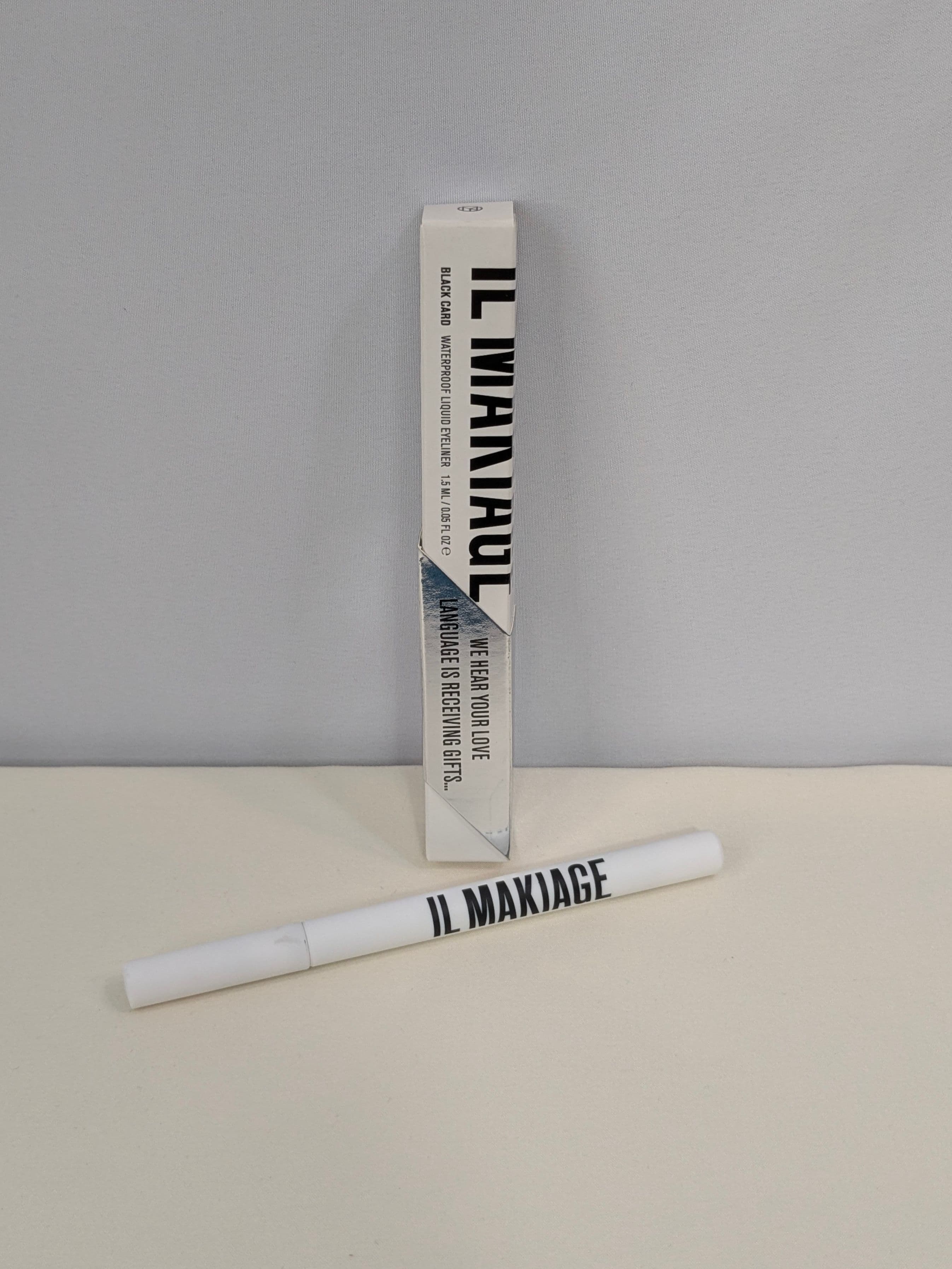 IL MAKIAGE Black Card Waterproof Liquid Eyeliner — Black