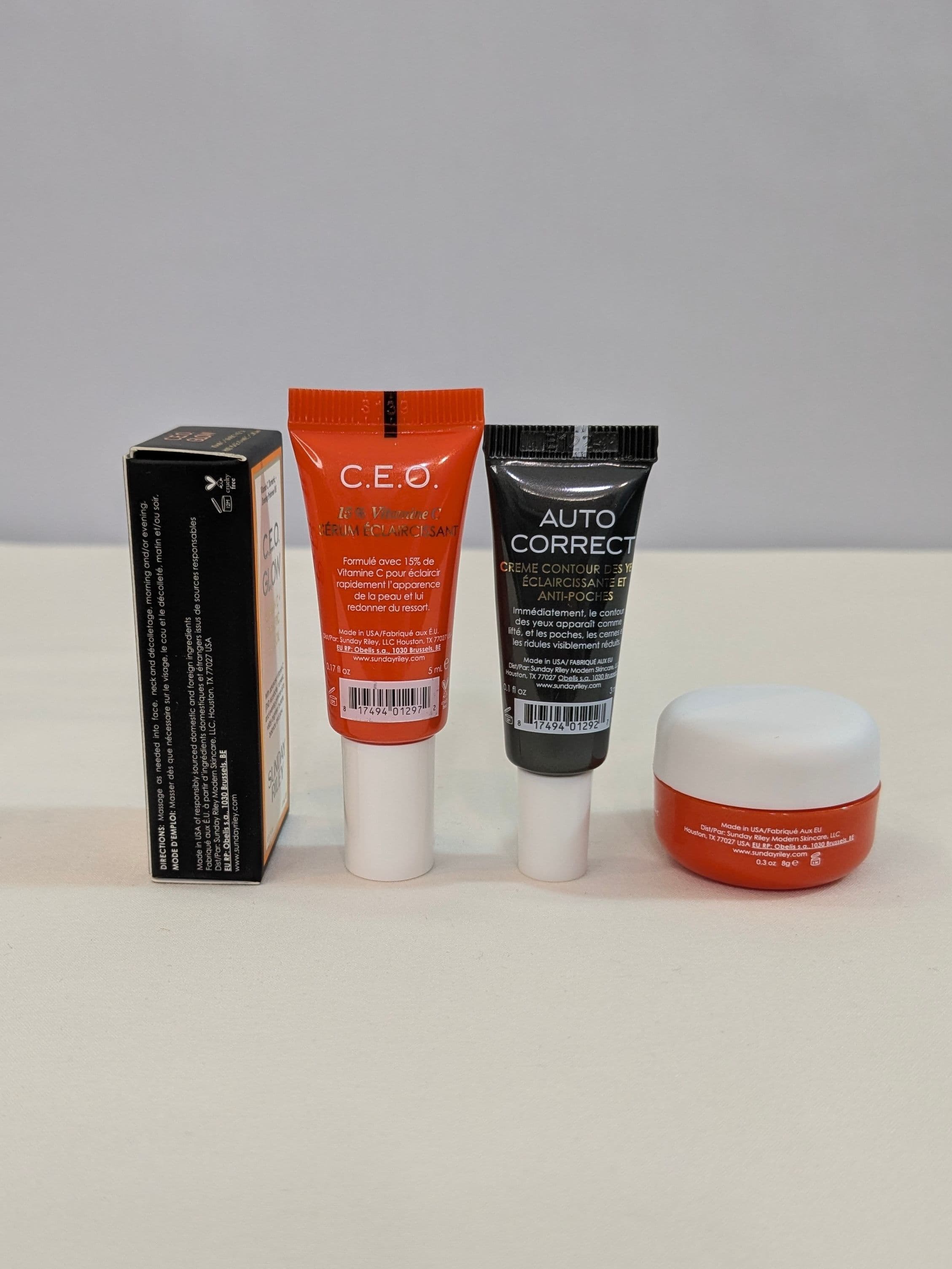 Sunday Riley Mini Skincare Set with Vitamin C, Retinoid + Lactic Acid Treatments (+More) - Thumbnail 5