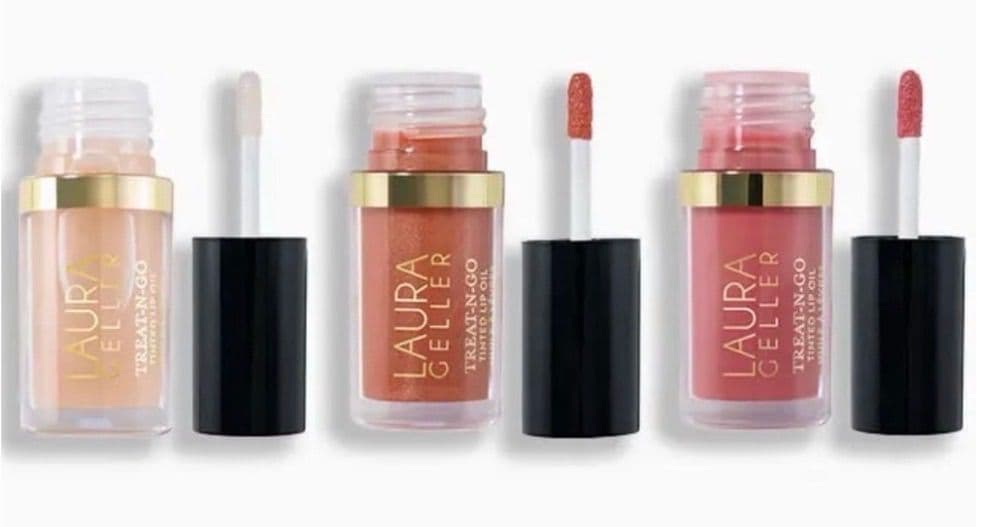 Laura Geller Treat-N-Go Lip Oil Trio in Fast Track, Photo Finish & Home Stretch - Thumbnail 5