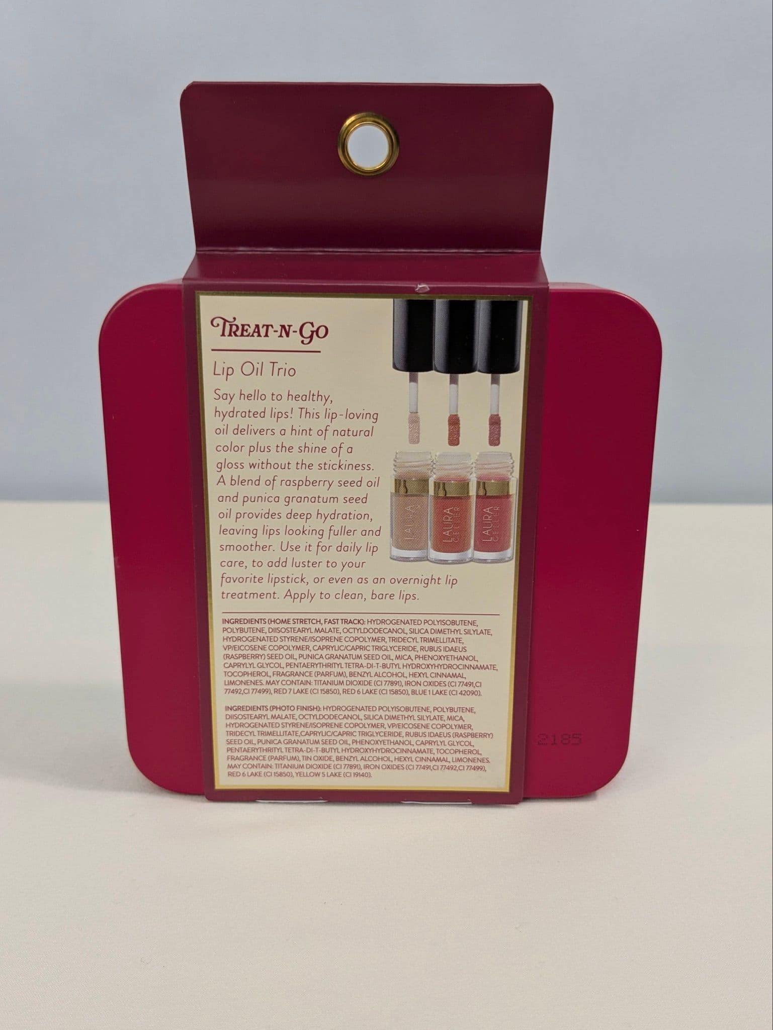 Laura Geller Treat-N-Go Lip Oil Trio in Fast Track, Photo Finish & Home Stretch - Thumbnail 3