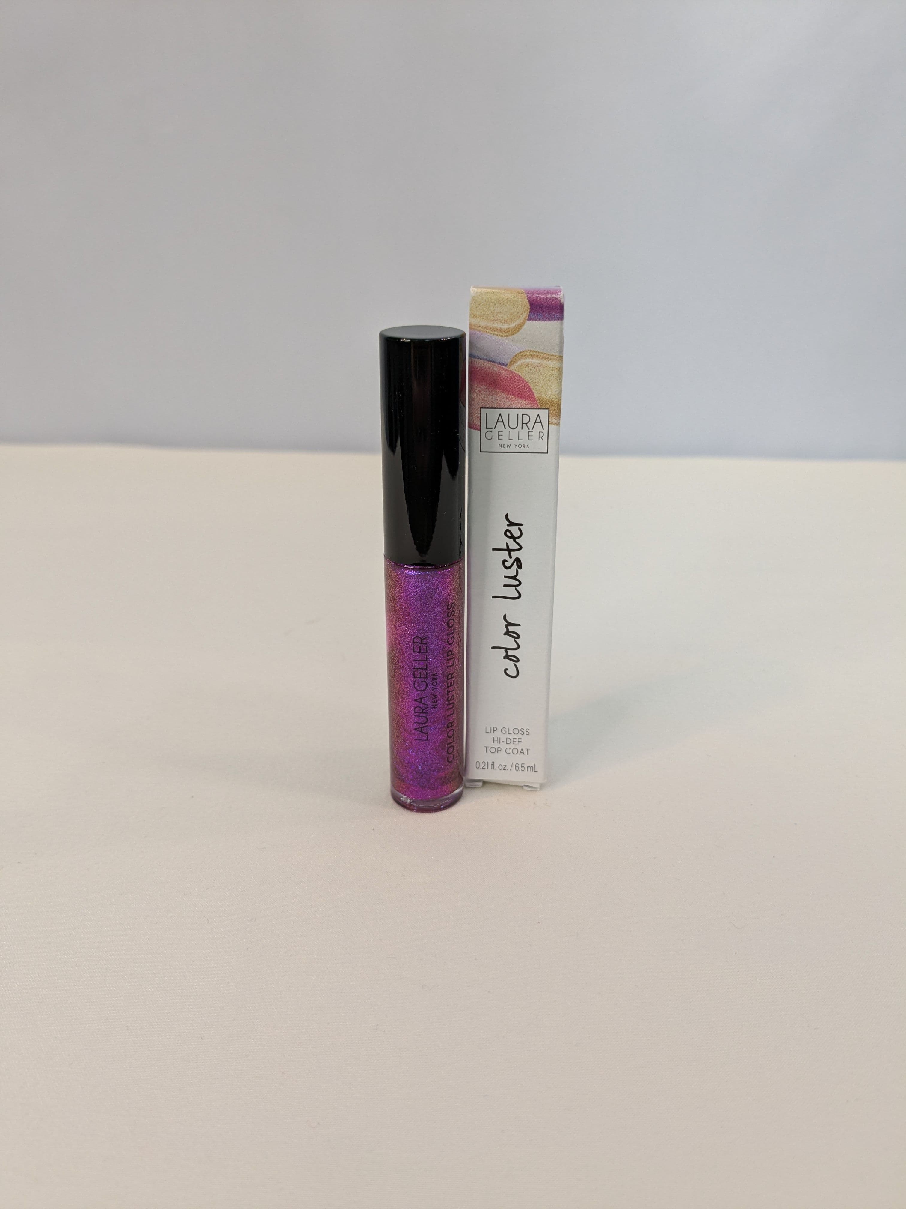 Laura Geller Color Luster Lip Gloss Hi-Def Top Coat with Light-Reflecting Pearls