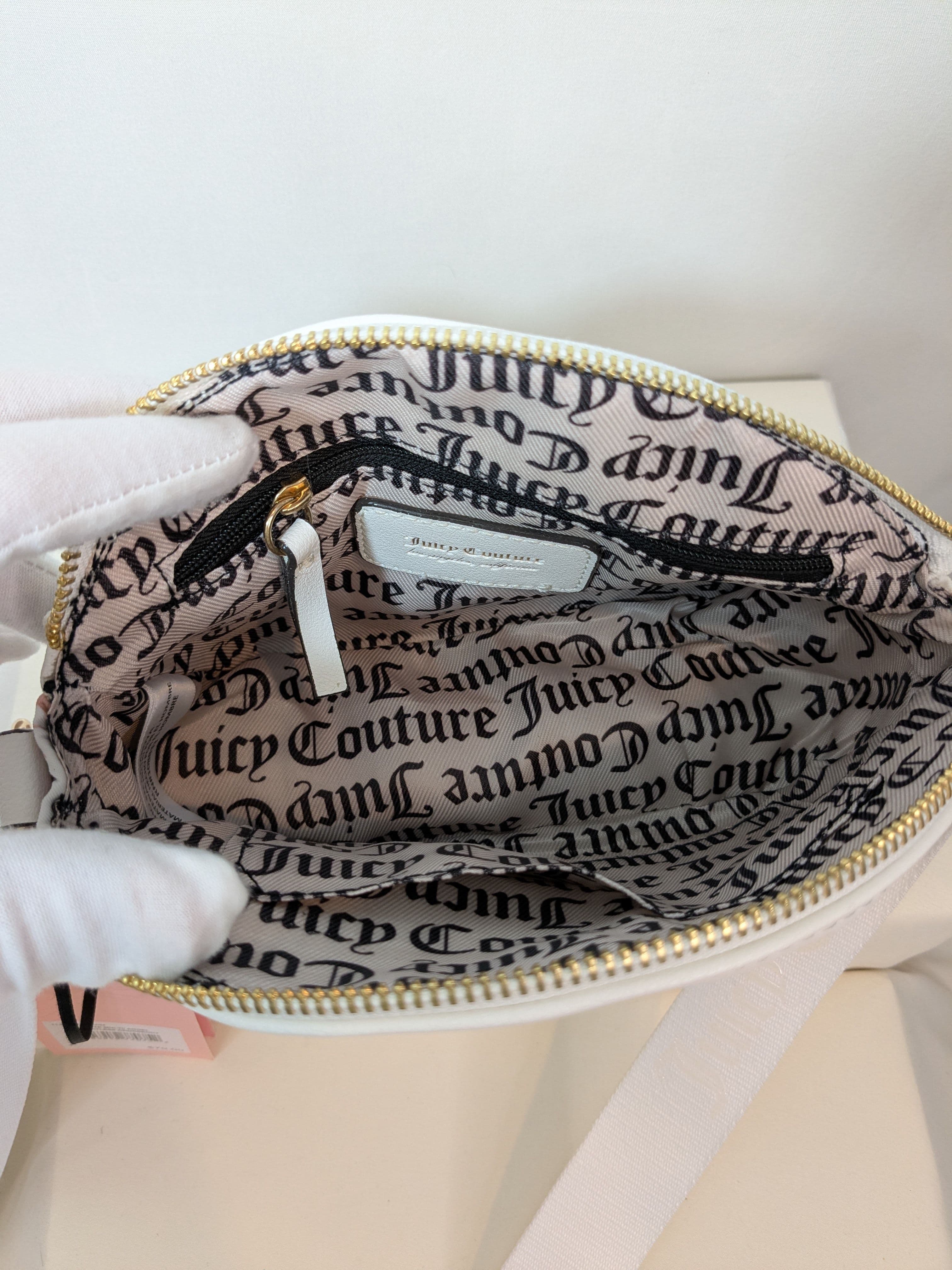 Juicy Couture Rainbow Monogram Mini Crossbody Bag — White Logo Print — NWT - Thumbnail 3