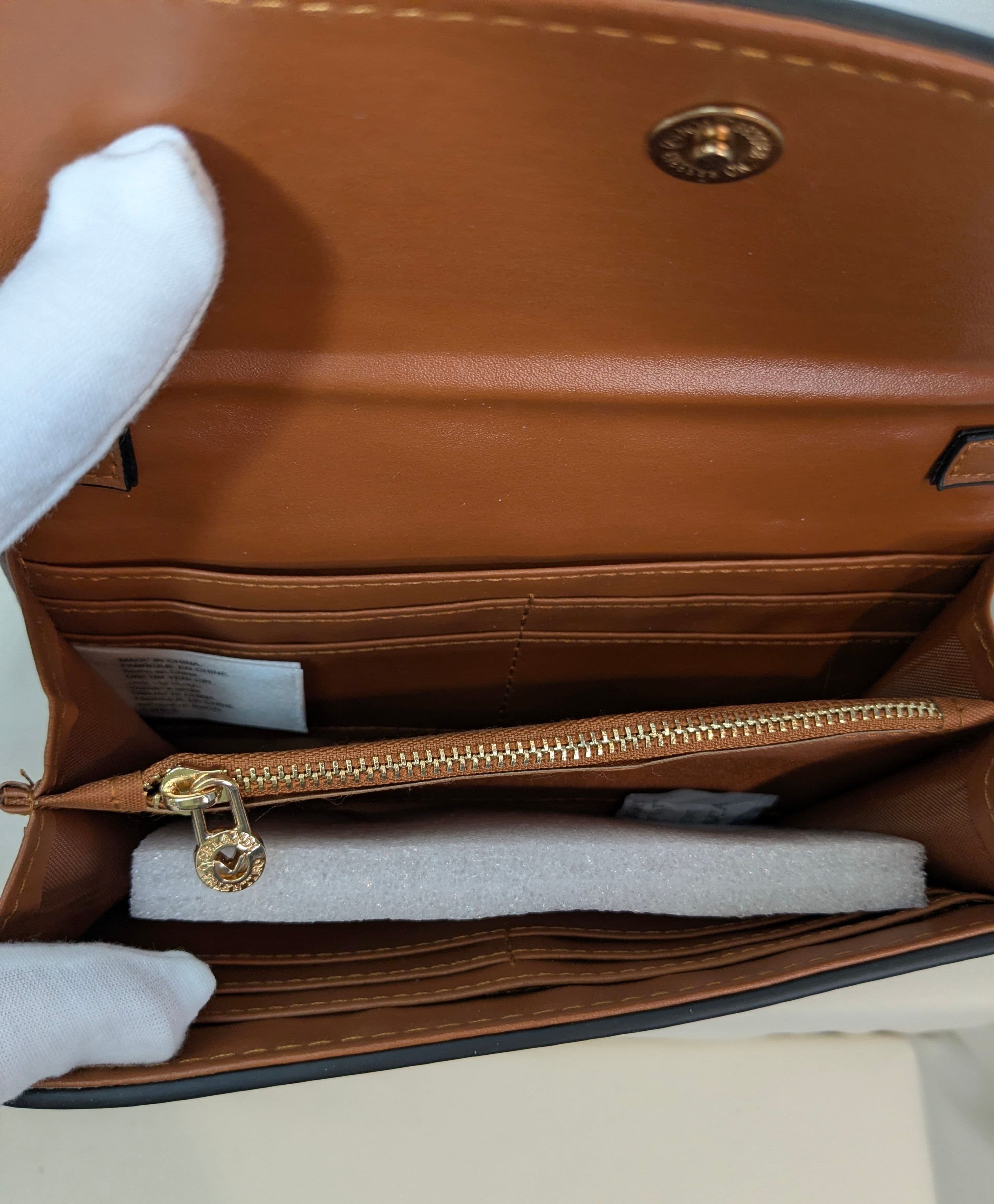 Valentino Orlandi Brown Logo Mini Crossbody Bag with Top Handle & Gold Hardware - Thumbnail 3