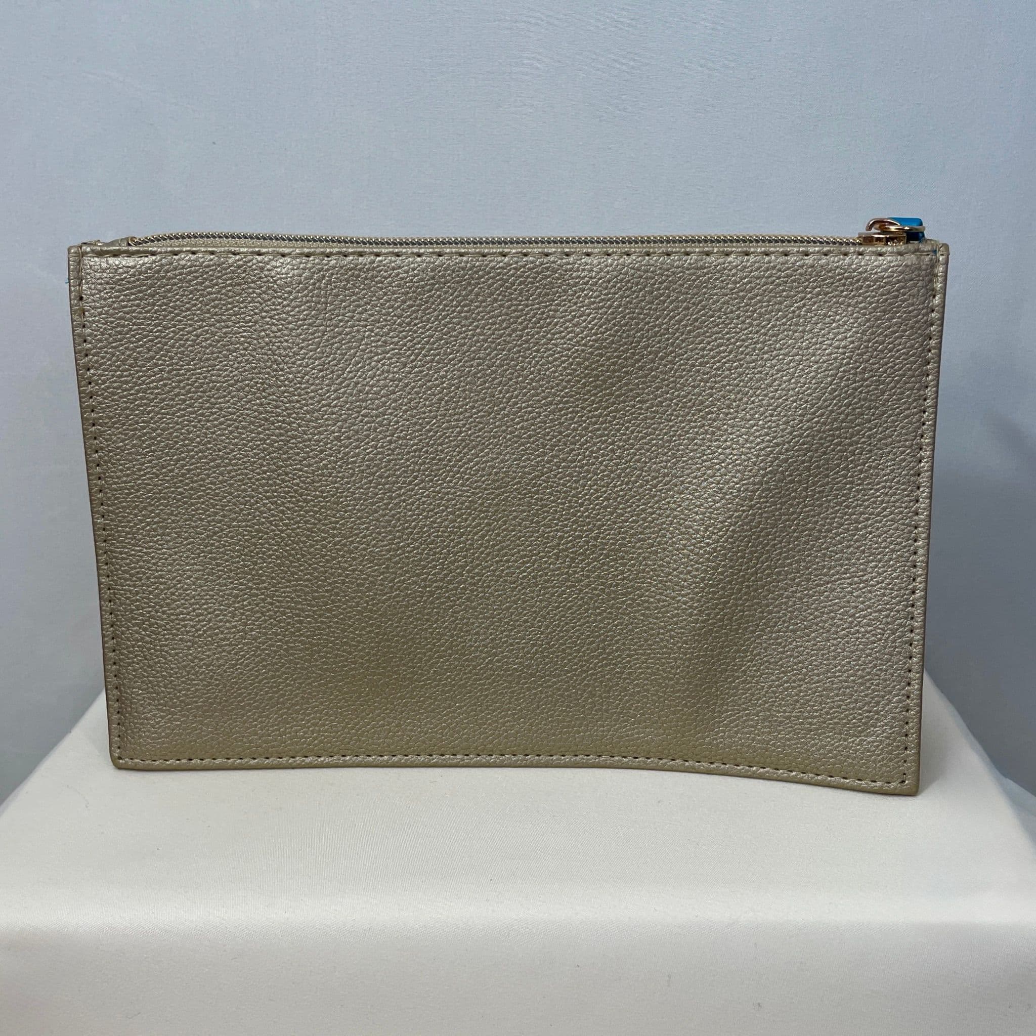 Bvlgari Luxury Gold Parfum & Cosmetics Zipper Clutch Pouch - Thumbnail 2
