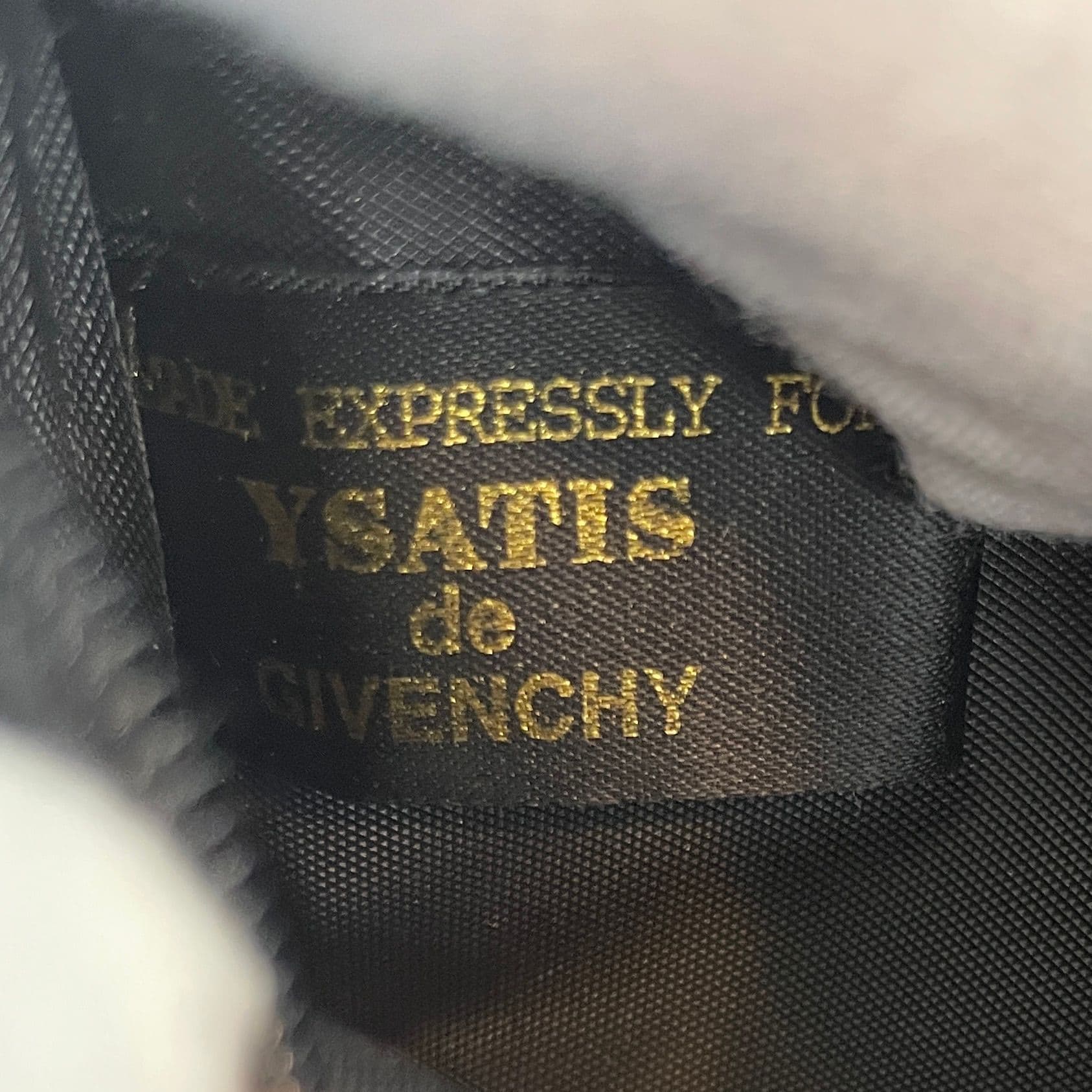 Givenchy Black Nylon Crossbody Bag with Gold Logo Plaque - Thumbnail 7