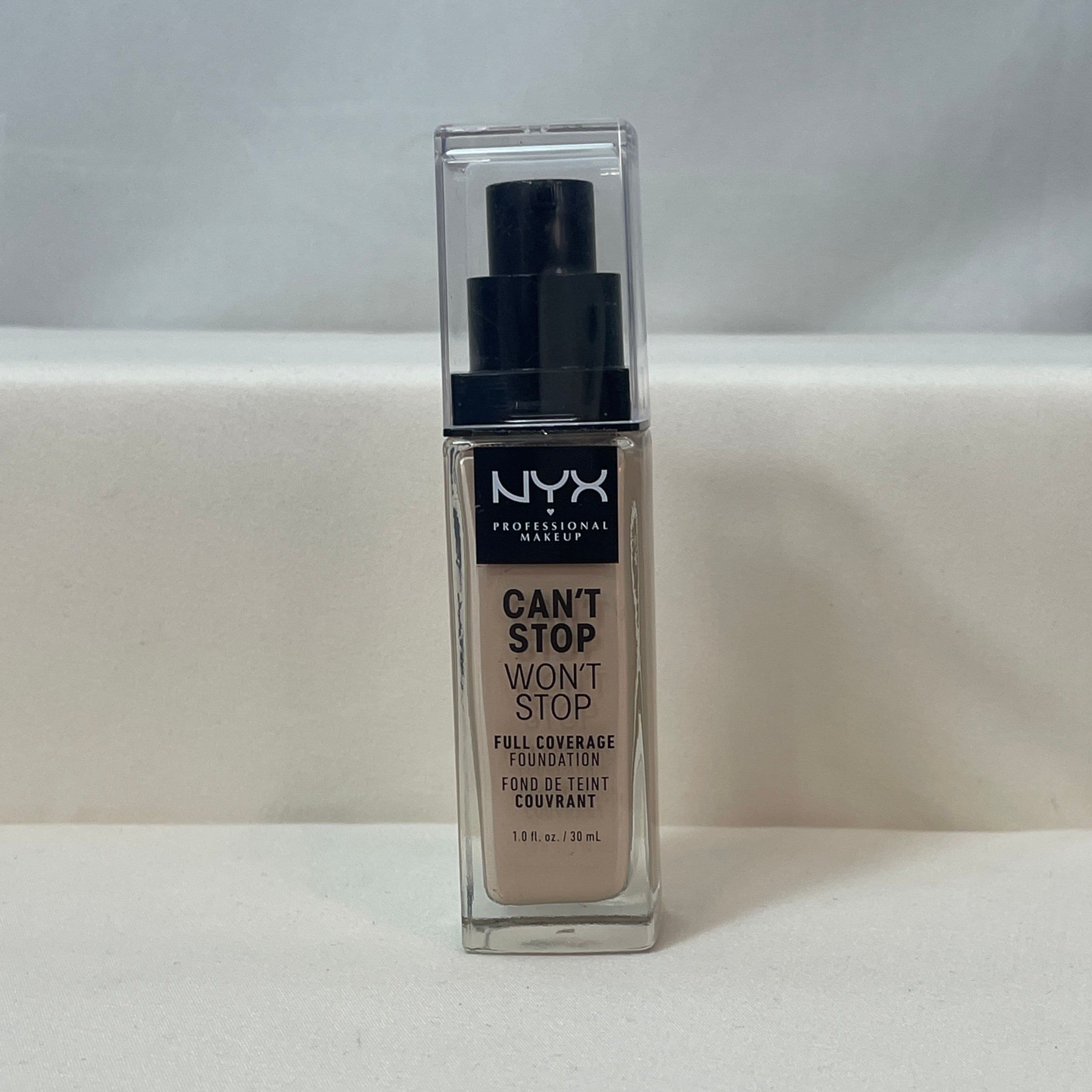 NYX Can’t Stop Won’t Stop Full Coverage Foundation – Alabaster (Warm Light)