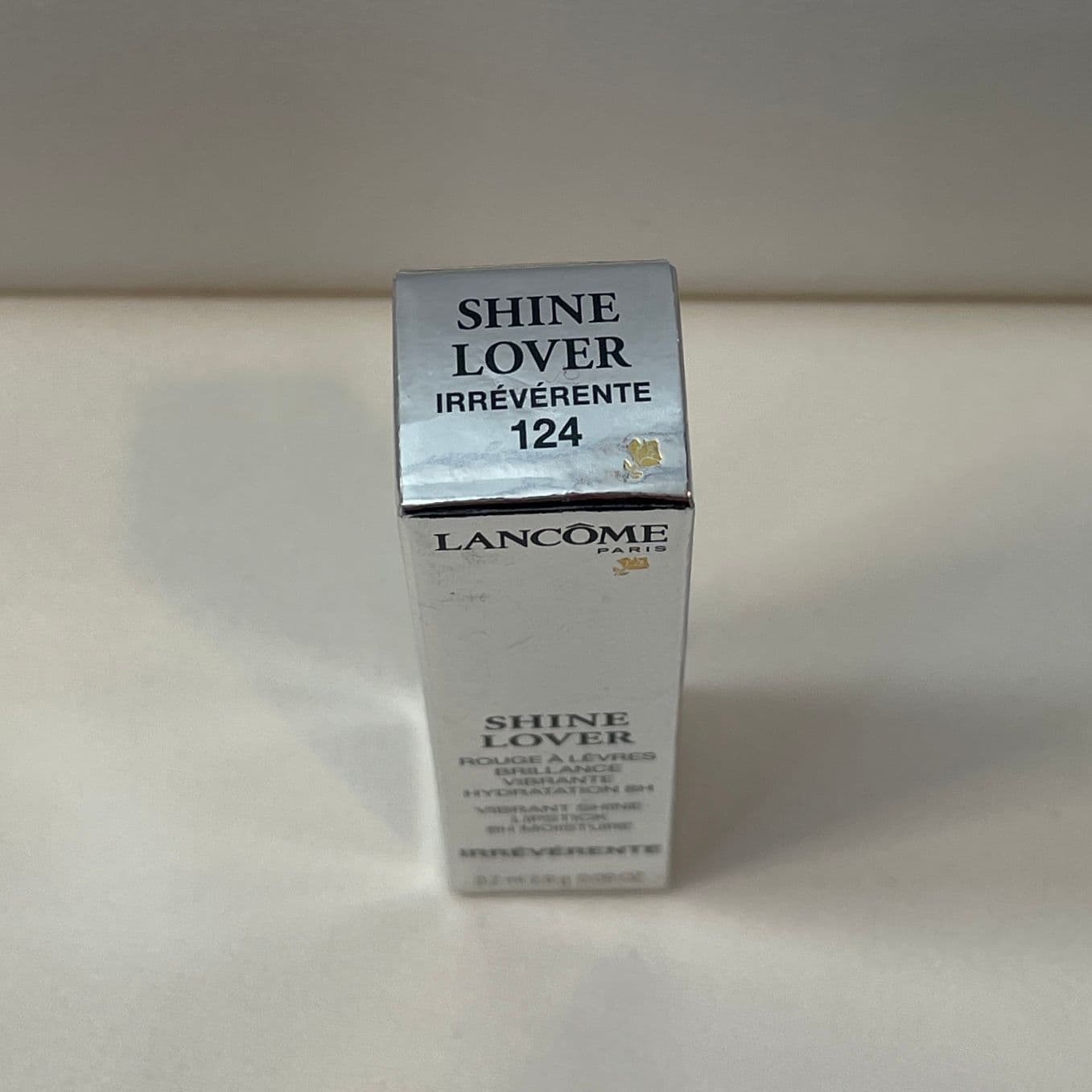 Lancôme Shine Lover Lipstick — Irrévérente 124 (Bright Coral) - Thumbnail 3