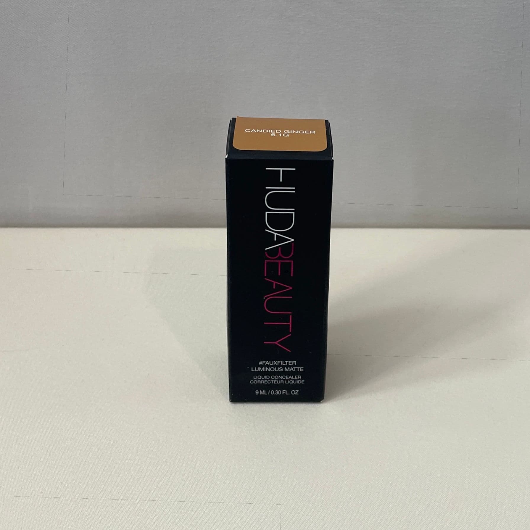 Huda Beauty #FauxFilter Luminous Matte Concealer — Candied Ginger (Golden Tan) - Thumbnail 2